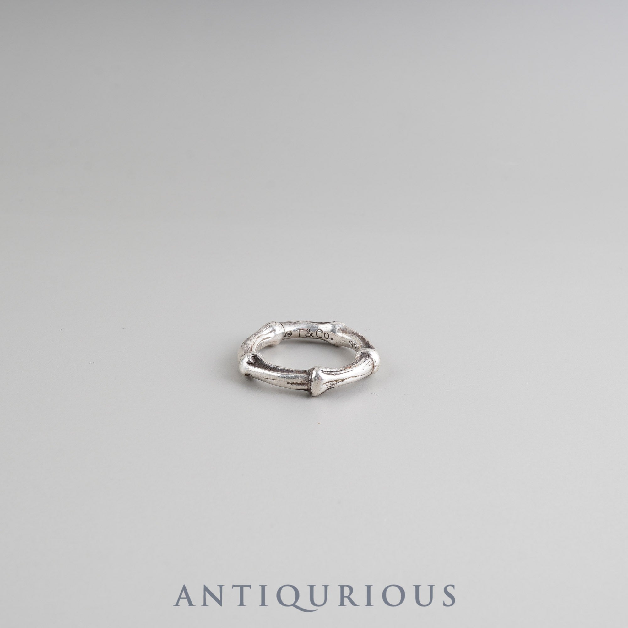 Tiffany ring, bamboo, SV925, size 11, engraved in 1996