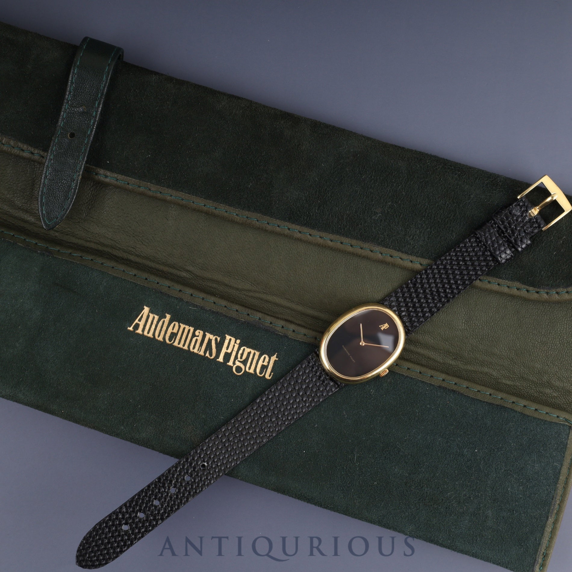 Audemars Piguet Oval Case Hand-wound 750 Leather Genuine