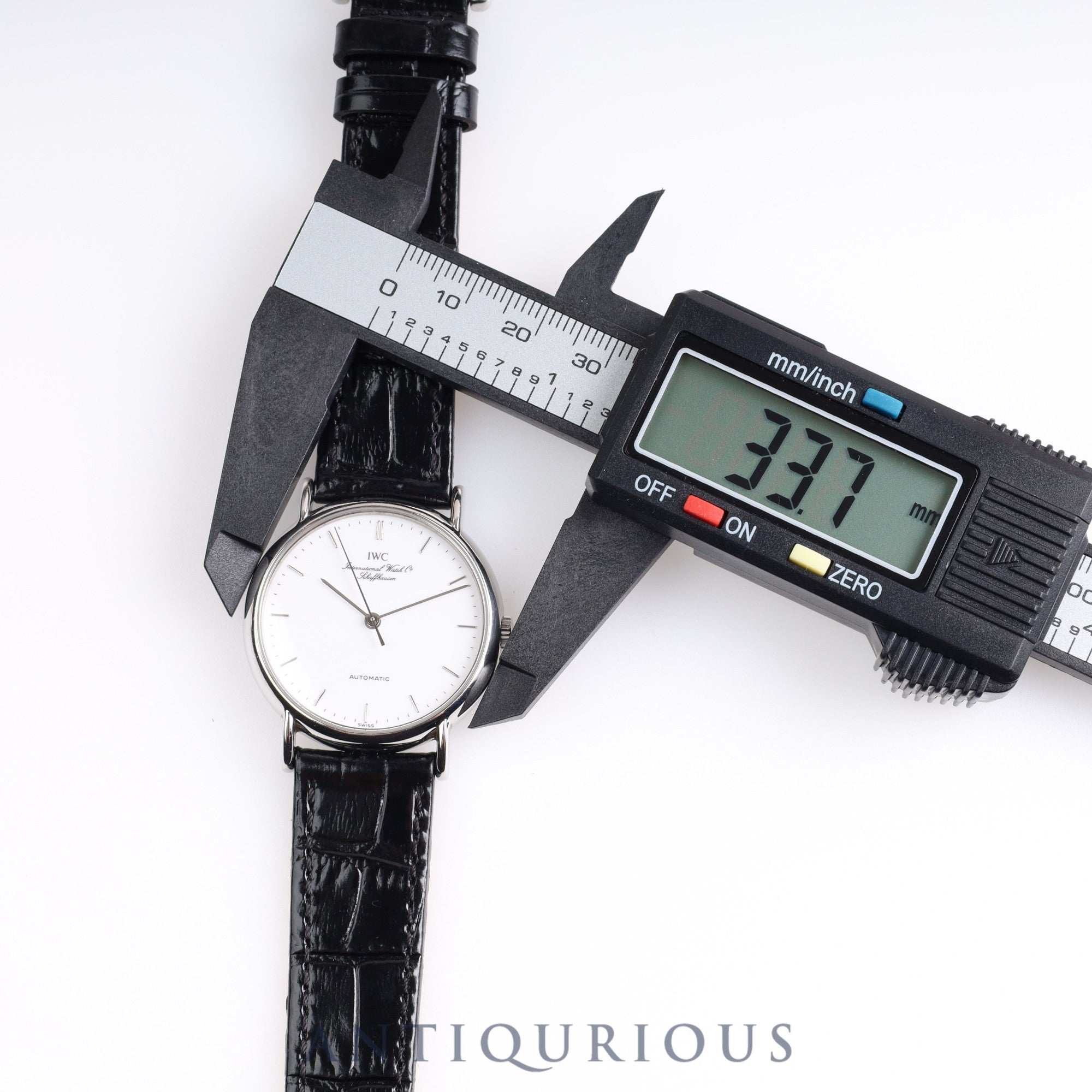 IWC ポートフィノ IW351403 自動巻き SS 革 ホワイト文字盤 アイダブリュシー