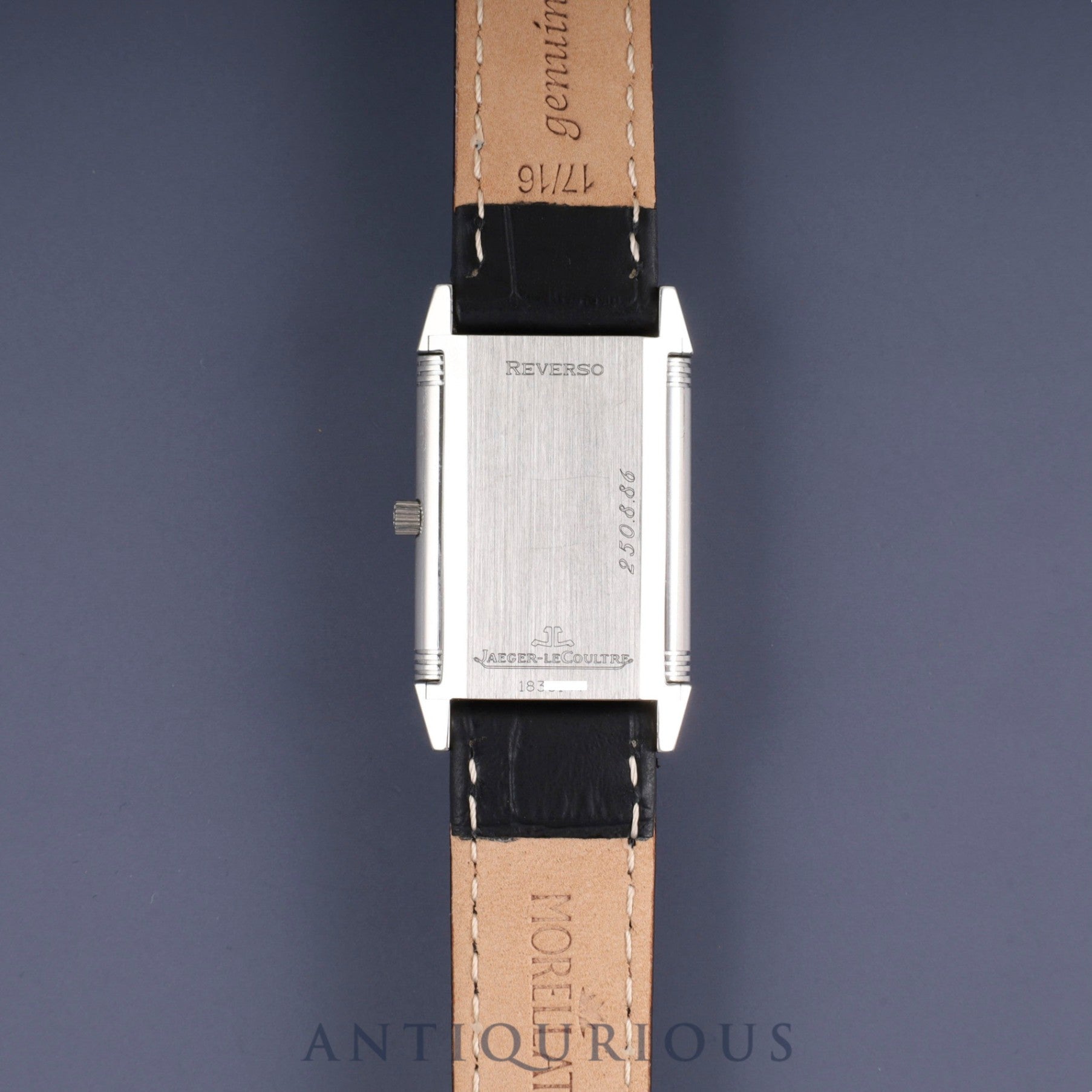 ジャガー・ルクルト レベルソ クラシック 250.8.86 手巻き Cal.846/1 SS 革 純正尾錠(SS) シルバーアラビア文字盤 オーバーホール済み