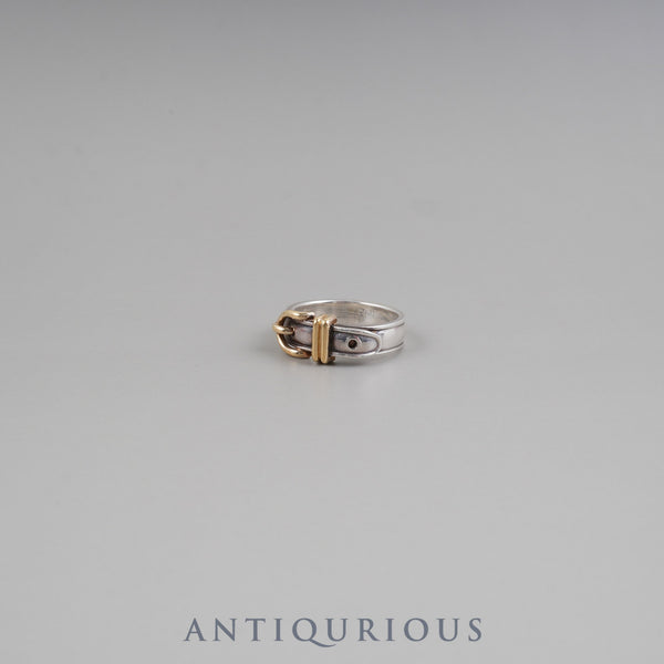 Hermès ring, Santur, combination SV925/750, approximately size 12.5