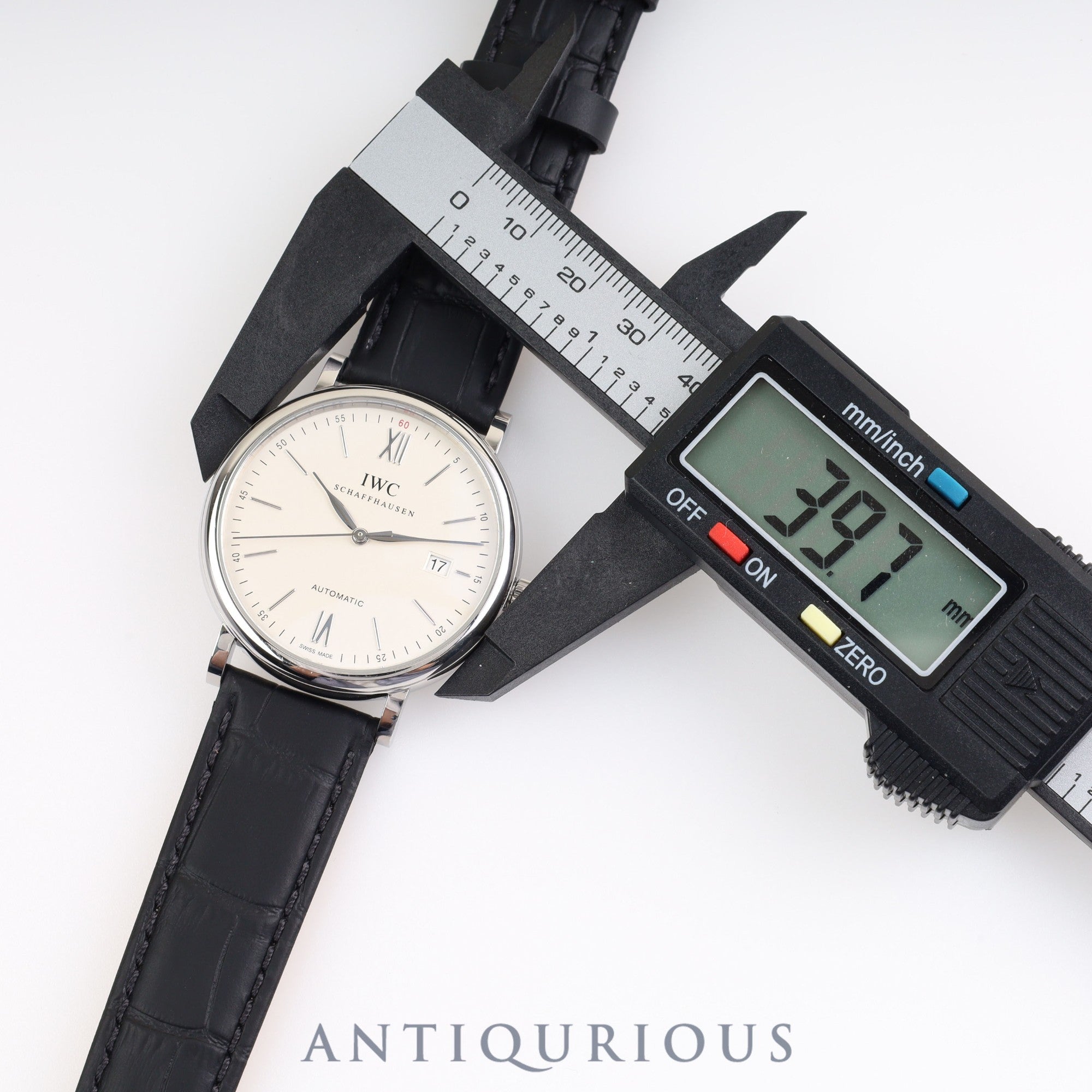 IWC Portofino IW356501 Automatic, genuine buckle, white dial, warranty card (2017) IWC
