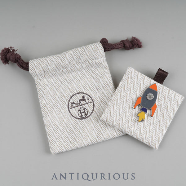 エルメス バッジ スペースH メタル/PP 台紙 保存袋