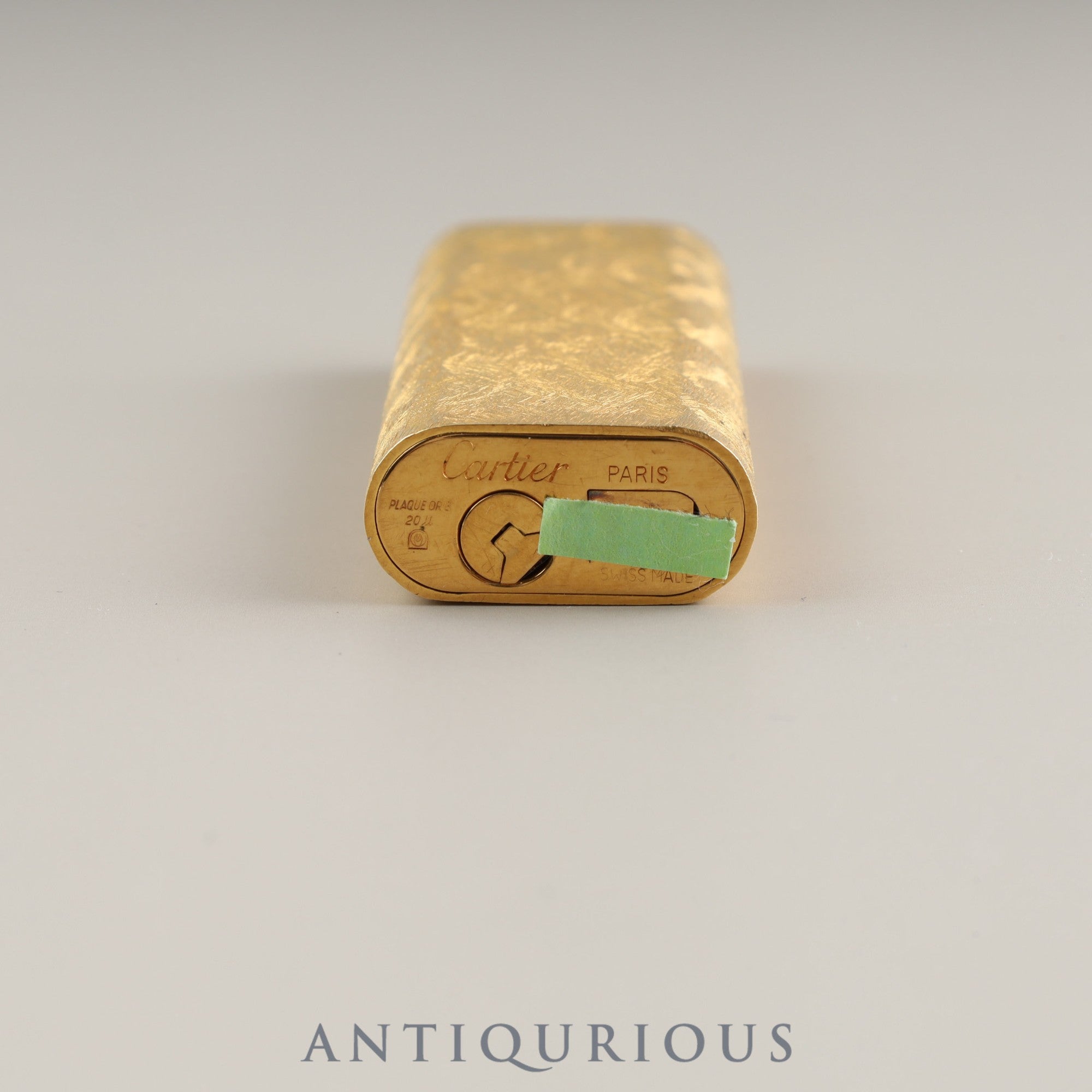 Cartier Lighter Oval Marble GP Mechanical Adjustment