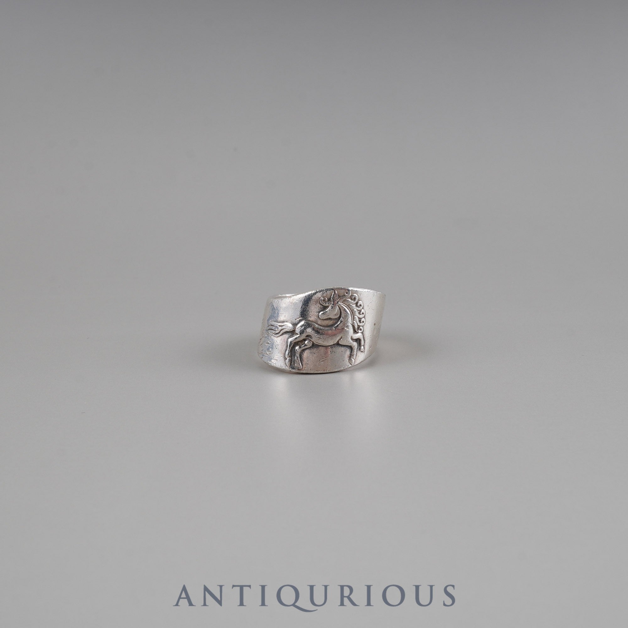 Hermes Horse Ring Sterling Silver #54