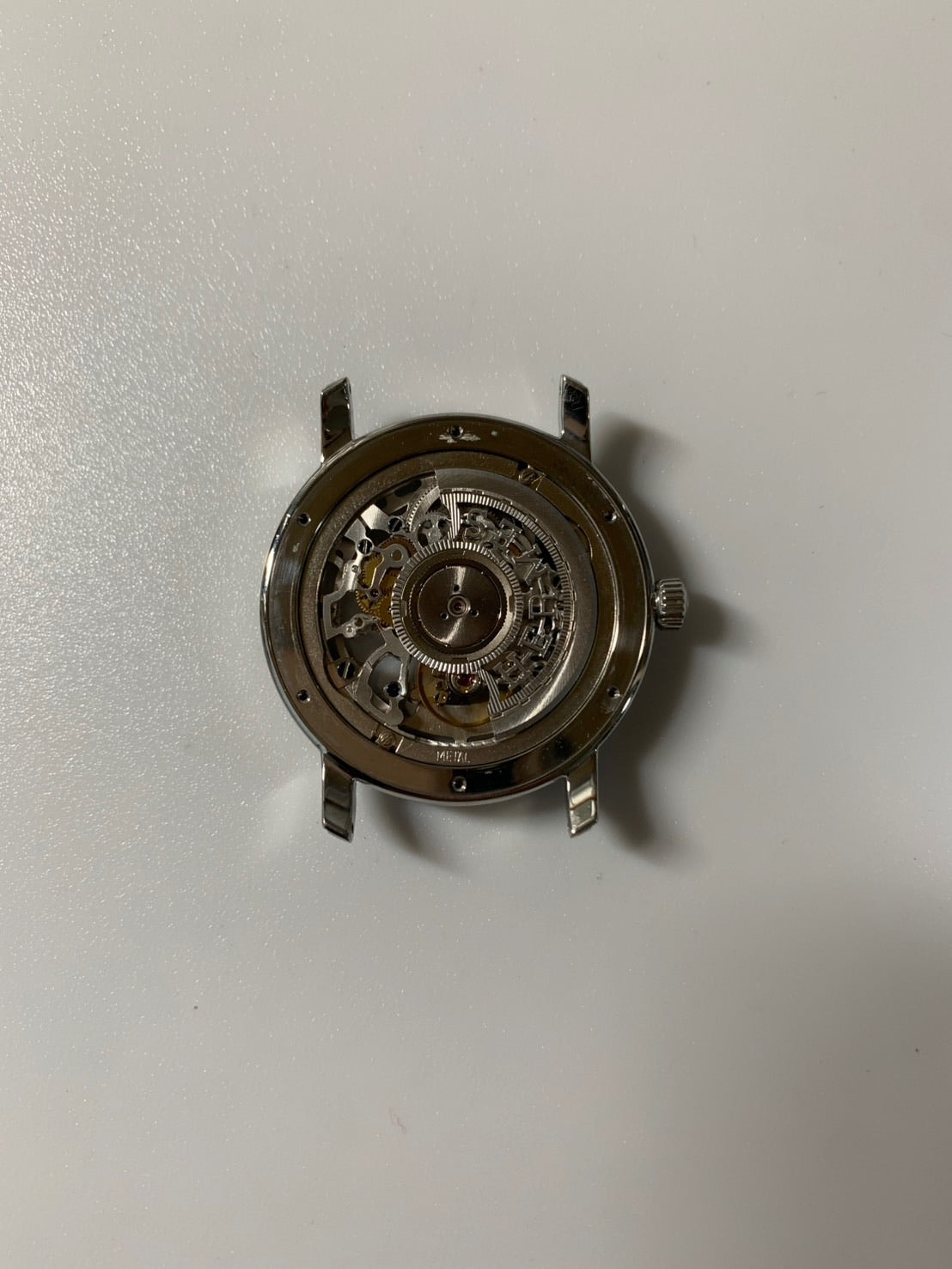 エルメス セザム SM1.710 自動巻き Cal.ETA2892-A2 SS 革 純正バックル(SS) スケルトン文字盤 オーバーホール済み