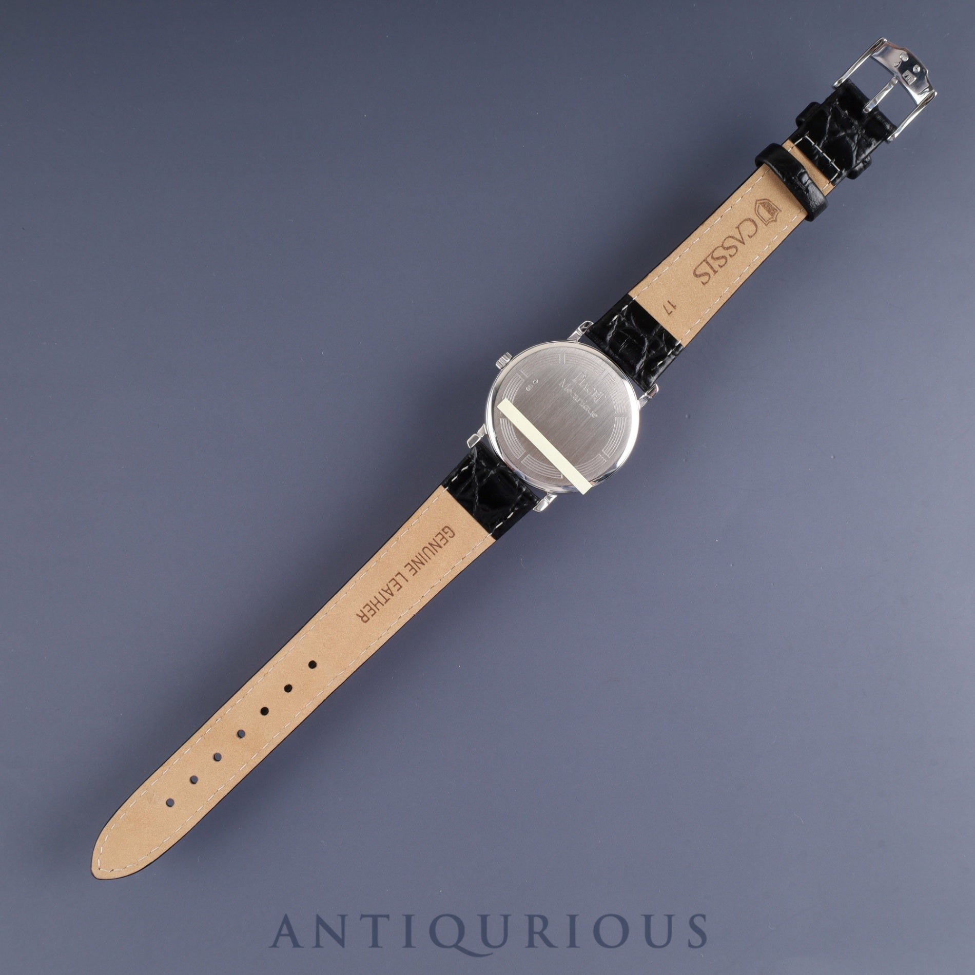 Piaget Tradition La Côte aux Fées 90035 Manual Winding Caliber 430P 750 Leather Watch with Genuine Buckle (750) Silver Dial Overhauled