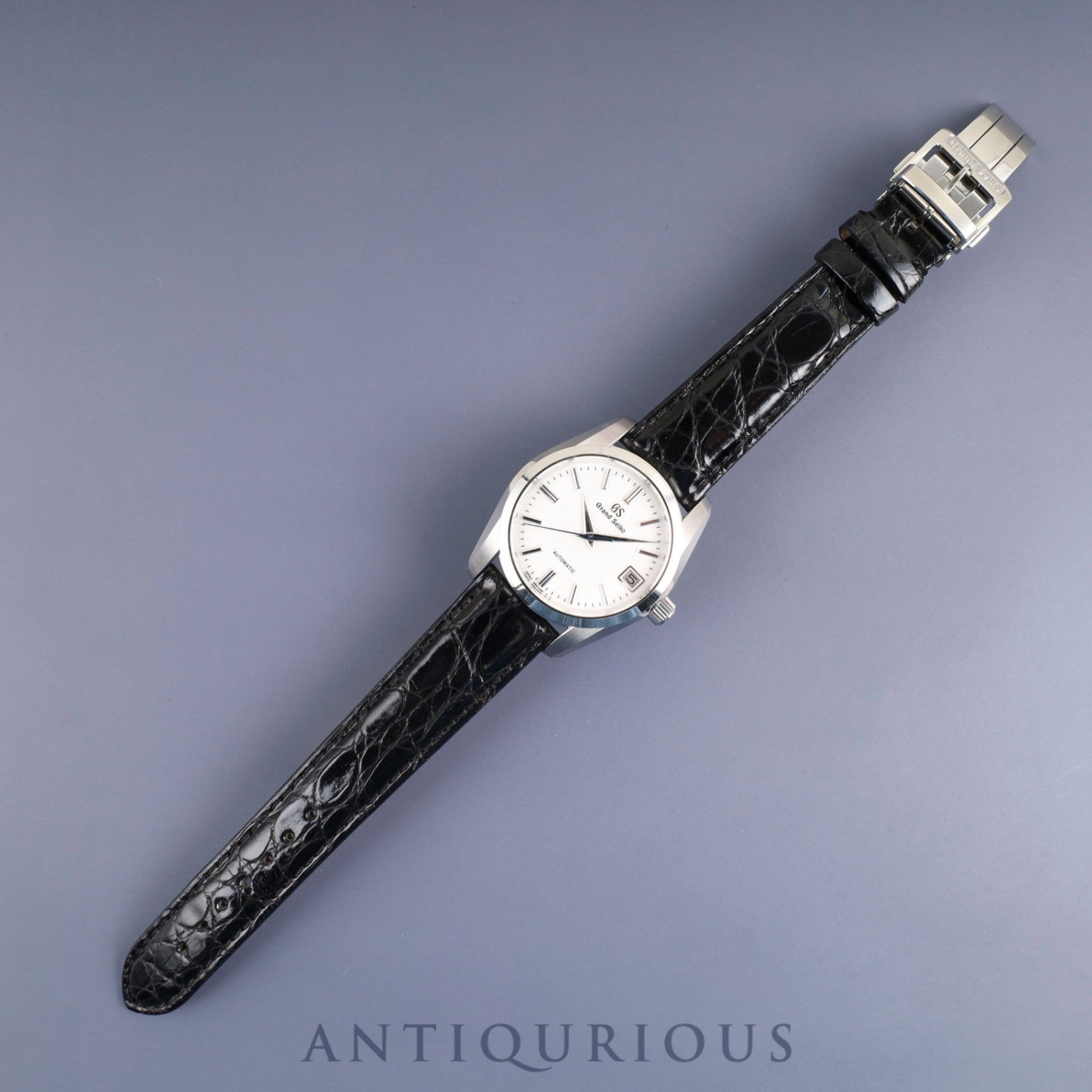 セイコー グランドセイコー SBGR287/9S65-00B0 自動巻き Cal.9S65 SS 革 純正バックル(SS) ホワイト文字盤 カード ケース 冊子 箱 保証書(2020年)オーバーホール済み