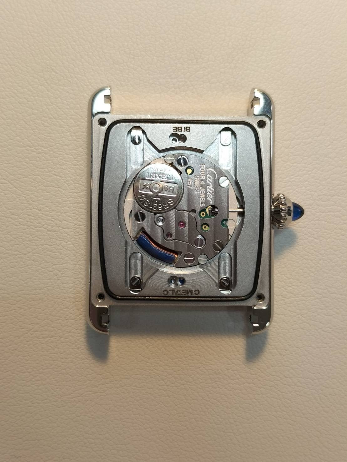 Cartier Tank Must LM WSTA0041 / 4323 Quartz Cal.157 SS Genuine leather strap Genuine buckle (SS) Silver Roman dial Box Booklet Warranty (2021) Overhauled