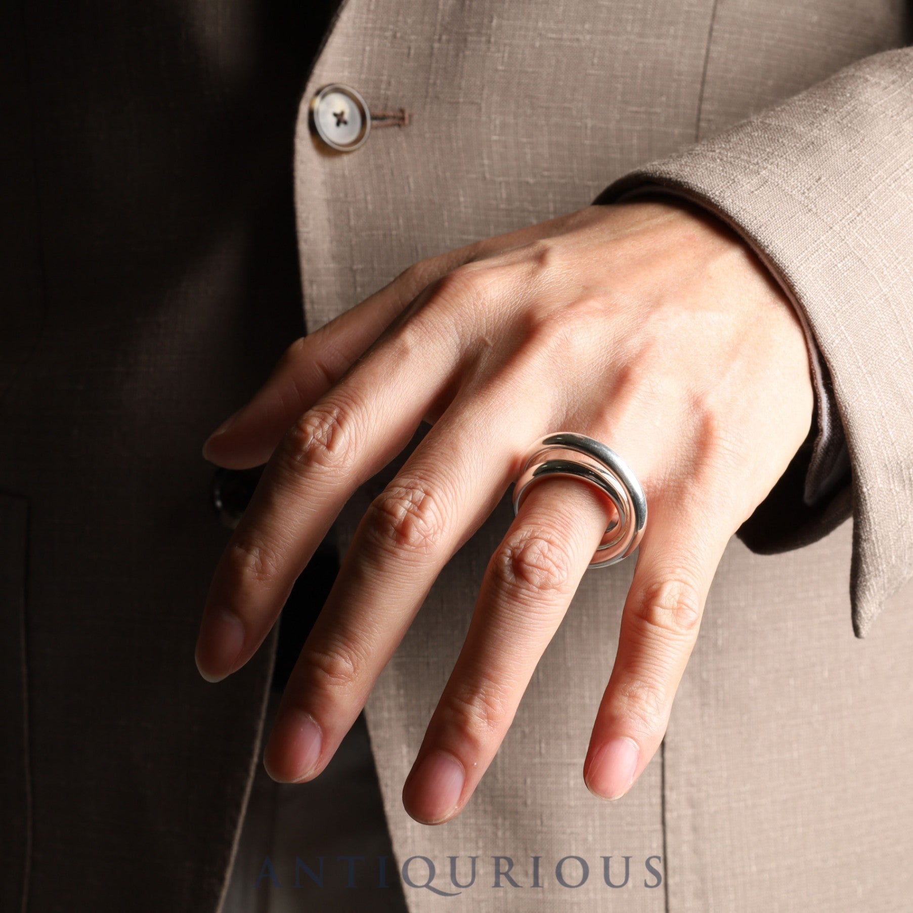 エルメス リング ヴェルティージュ スターリングシルバー #57 箱