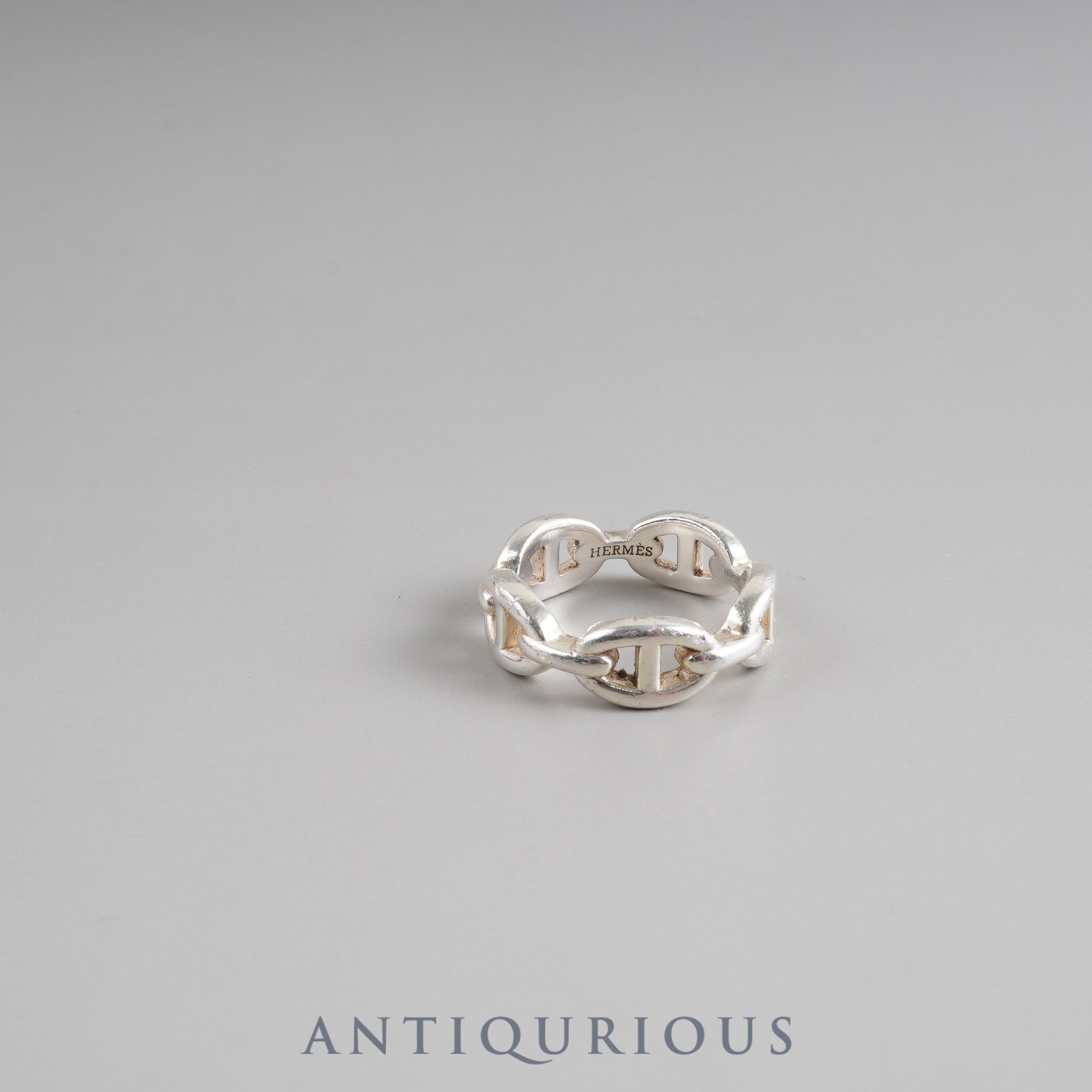 エルメス リング シェーヌダンクル アンシェネ スターリングシルバー #57 箱