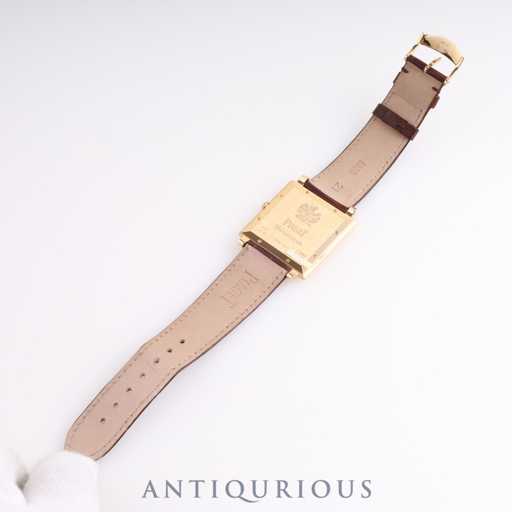 ピアジェ アルティプラノ P10465 手巻き Cal.430P PG 純正革ベルト 純正尾錠(750)シルバー文字盤