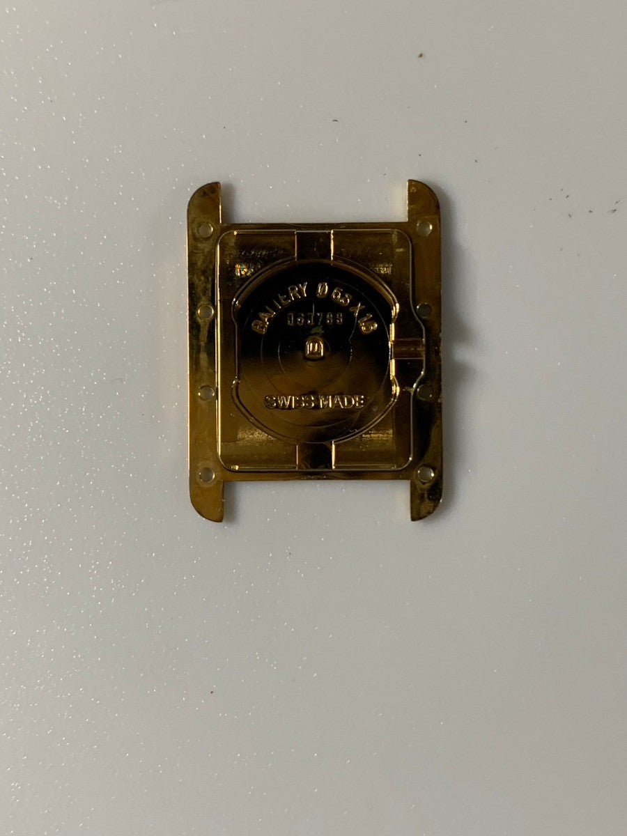 カルティエ マストタンク MM 2415 クォーツ Cal.057 SV925 革 純正Dバックル (GP)アイボリーローマン文字盤(SWISS MADE表記)箱 冊子 保証書(2003年)オーバーホール済み