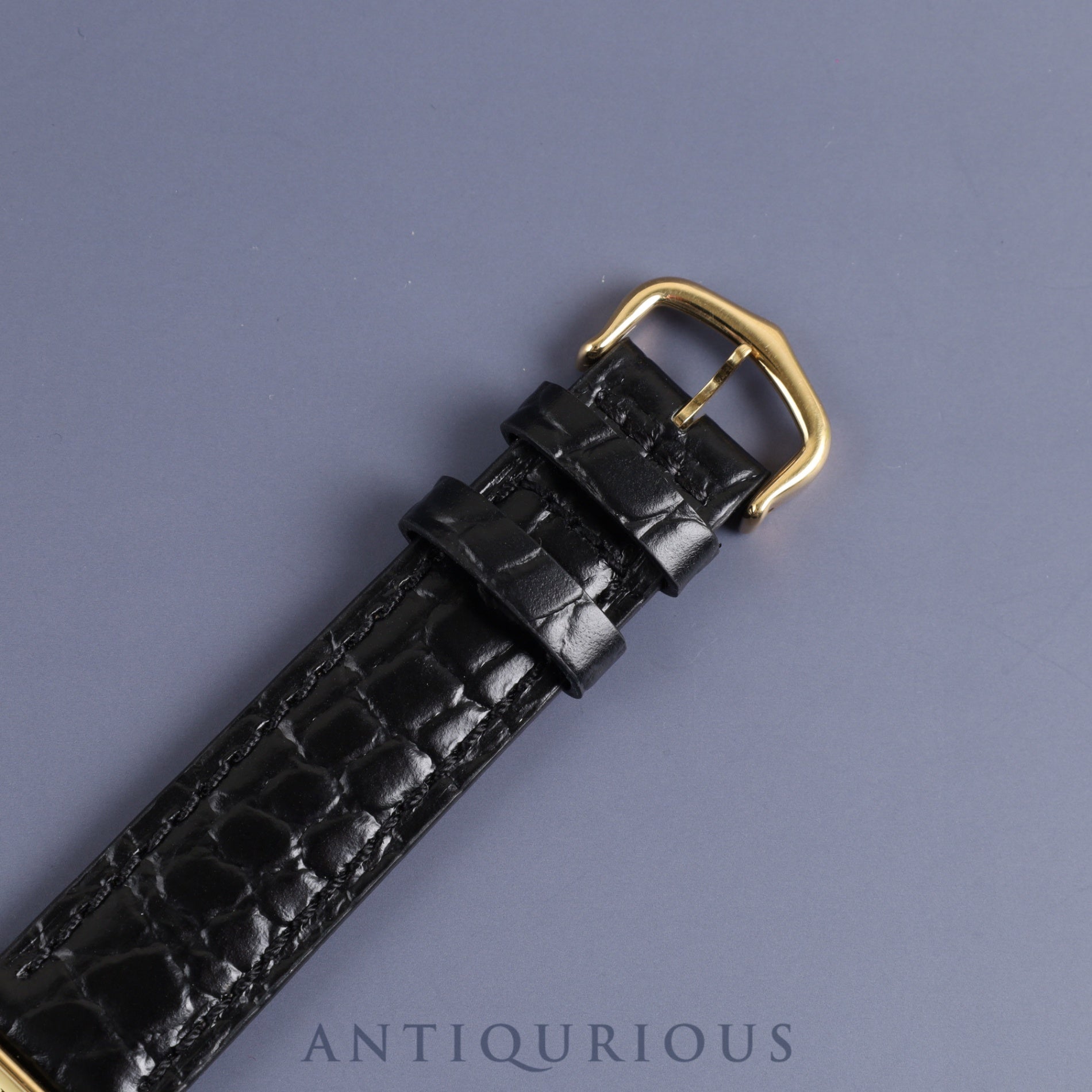 Cartier Must Tank LM 590005 Quartz Cal.90 SV925 Leather Genuine Buckle (GP) Ivory Roman Dial Overhauled