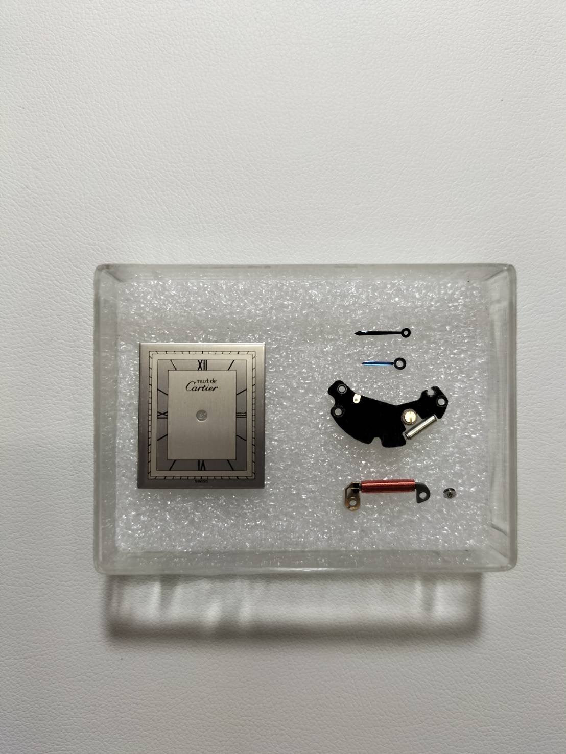 カルティエ マストタンク LM 6 81006 クォーツ Cal.81 SV925 革 純正ピンバックル(GP)シルバー飛びローマン文字盤(SWISS表記)オーバーホール済み 新品仕上げ済み