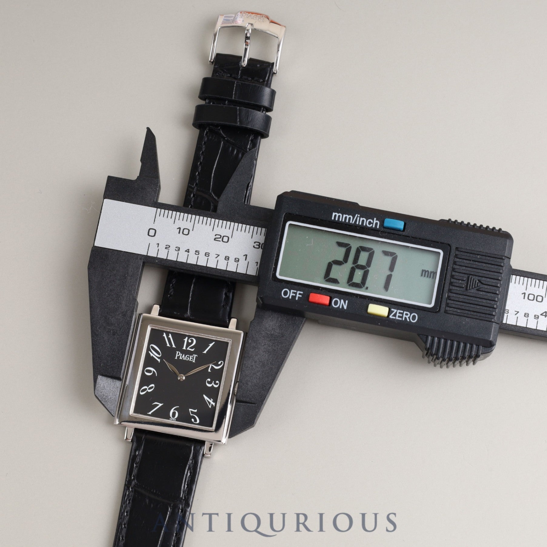 Piaget Altiplano 9930 Manual winding Cal.430P 750 Leather Genuine buckle (750) Black dial Overhauled