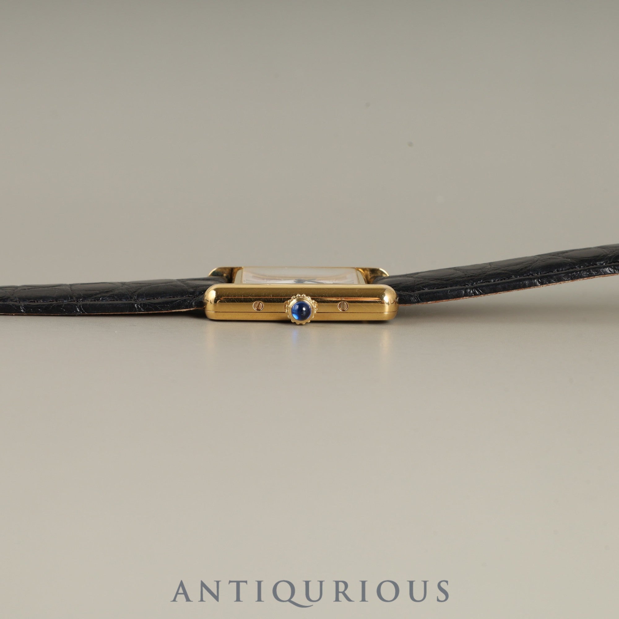 カルティエ マストタンク SM 1613 クォーツ Cal.957.06 SV925 革 純正Dバックル(GP) サイドトリニティ文字盤 1996年頃〜1998年頃 オーバーホール済み