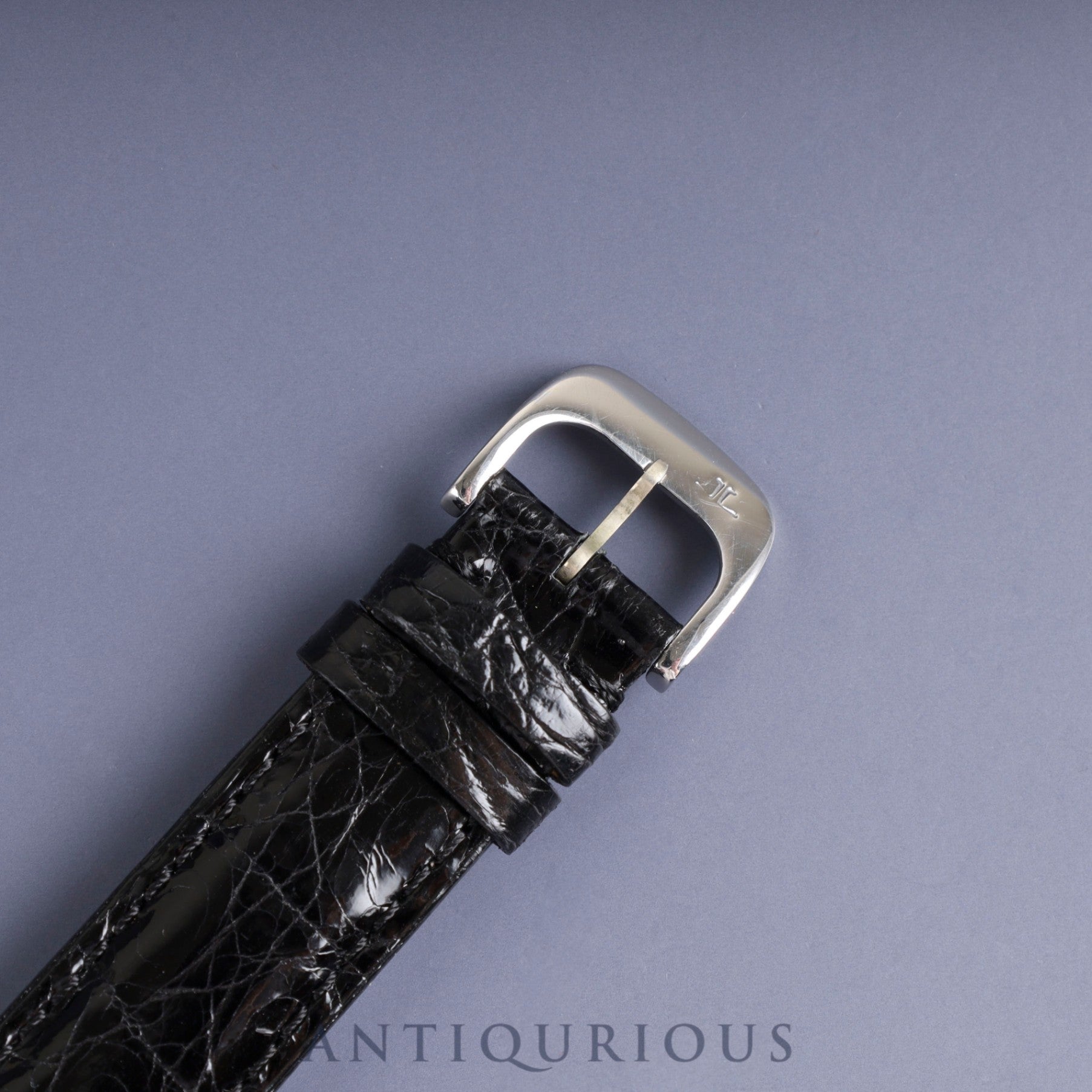 ジャガー・ルクルト レベルソ クラシック 250.8.08 クォーツ SS/YG 革 純正尾錠(SS)シルバーアラビア文字盤 オーバーホール済み ※ケース裏彫りあり