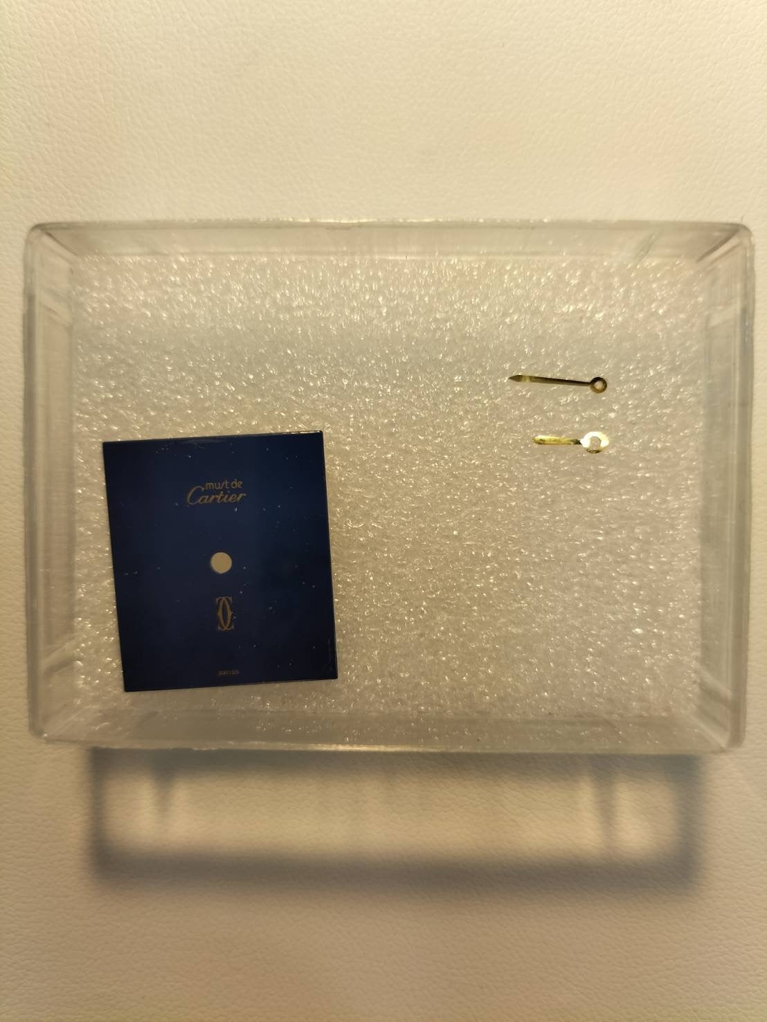 Cartier Must Tank LM Manual winding Cal.78-1 SV925 Leather Genuine buckle (GP) Lapis lazuli dial Overhauled