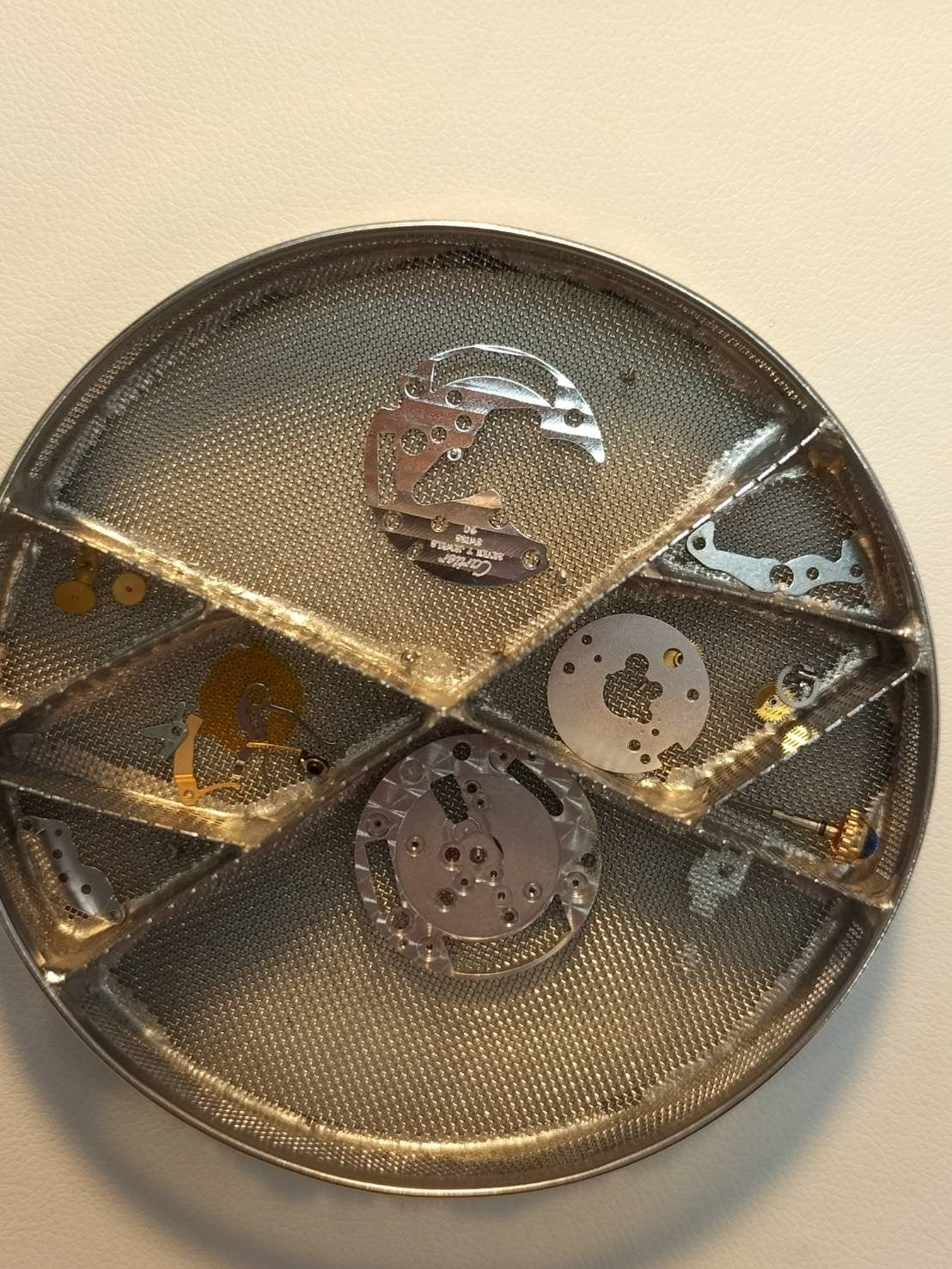 カルティエ マストタンク LM 590005 クォーツ Cal.90 SV925 純正革ベルト 純正Dバックル(GP) トリニティ文字盤 箱 オーバーホール済み