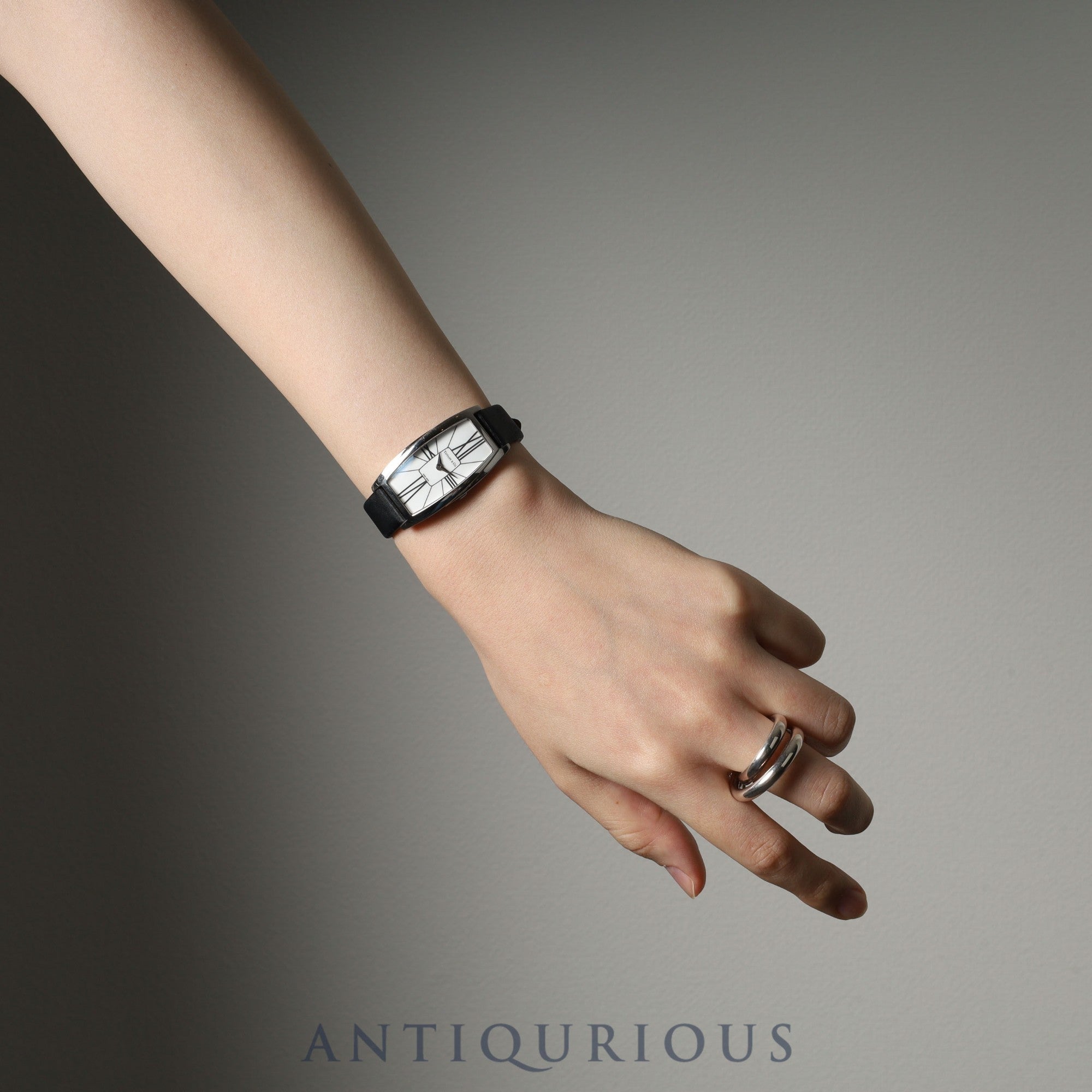 Tiffany Gemea Z6401.10.10A29A48A Quartz Cal.976.001 SS Genuine belt Genuine buckle (SS) White dial Overhauled