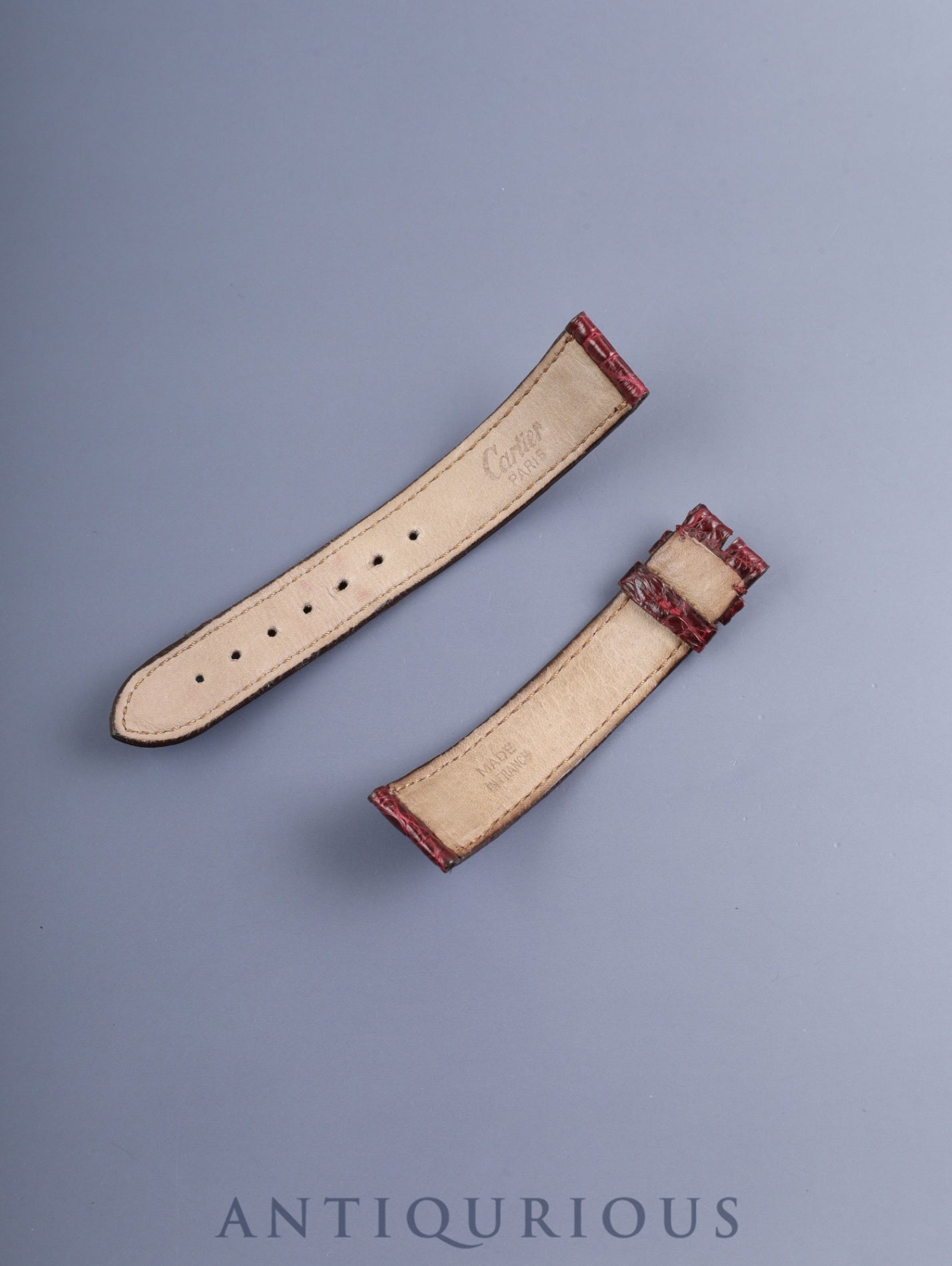 Cartier Must Tank LM 6 81006 Quartz Cal.859 SV925 Leather Original Pin Buckle (GP) Champagne Roman Numeral Dial (SWISS marking) With Original Leather Strap, Polished, Complete Service by Cartier Boutique