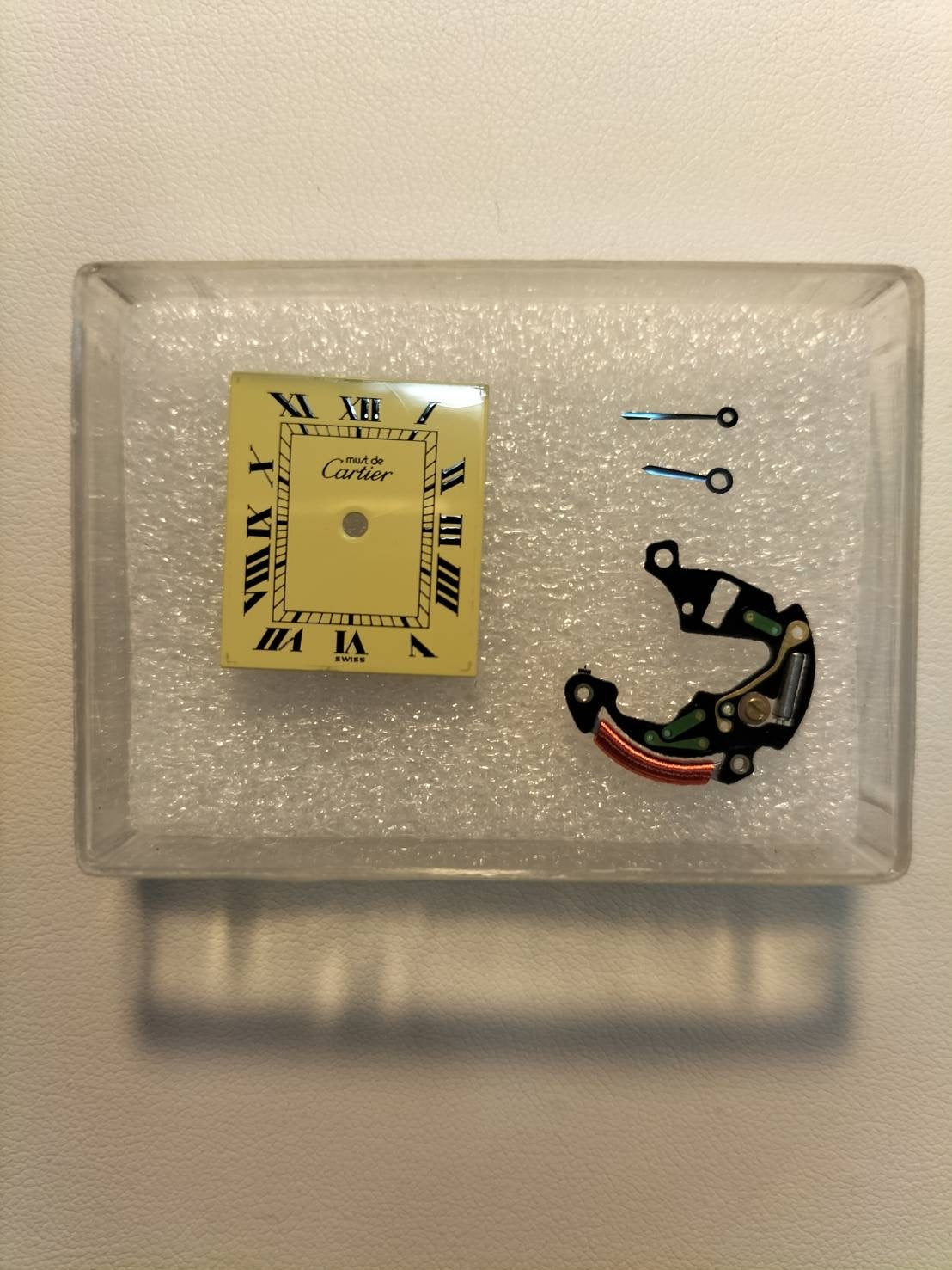 カルティエ マストタンク LM 590005 クォーツ Cal.90 SV925 革 純正尾錠(GP) アイボリーローマン文字盤 オーバーホール済み 新品仕上げ済み