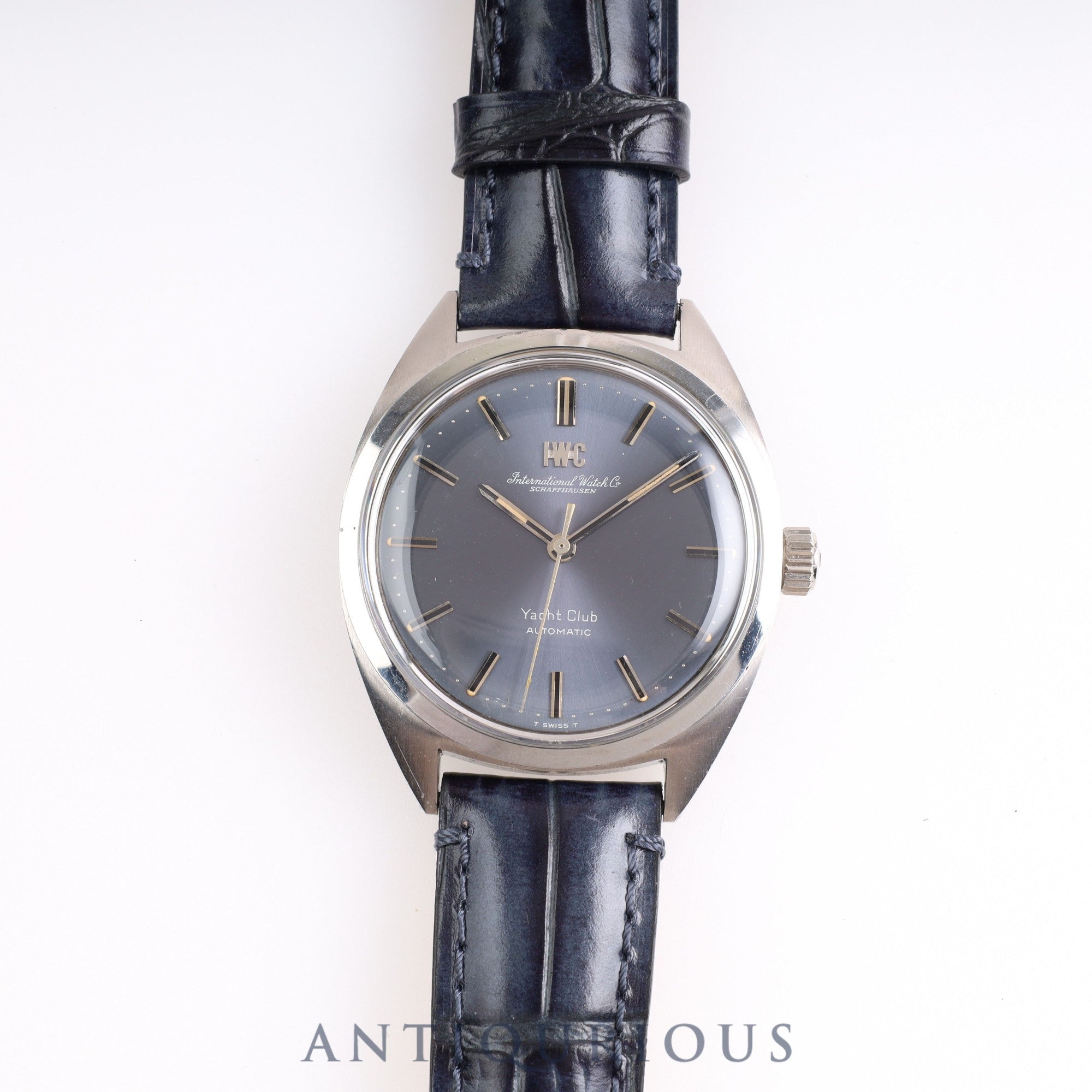 IWC Yacht Club 854B Automatic Cal.854 SS Leather Blue Dial IWC