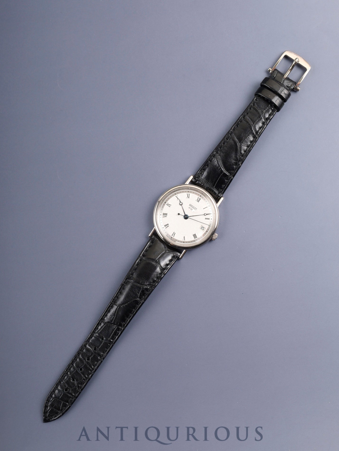 ブレゲ クラシック ツインバレル 5910BB.15.984 自動巻き Cal.591 750WG 純正革ベルト 純正尾錠(750WG)シルバー文字盤 箱 冊子 保証書(2002年)オーバーホール済み