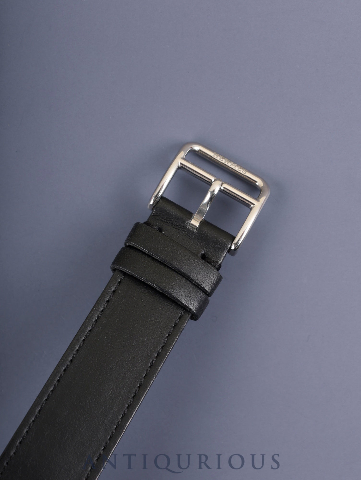 エルメス ケープコッド CC2.710 クォーツ Cal.- SS 革 純正尾錠(SS) シルバー文字盤 純正革ベルト(使用感・穴加工あり)オーバーホール済み