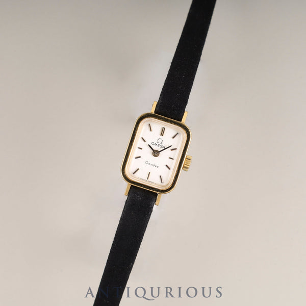 オメガ ジュネーブ 511.364 手巻き Cal.480 GP 純正革ベルト 純正尾錠(GP) シルバー文字盤 オーバーホール済み