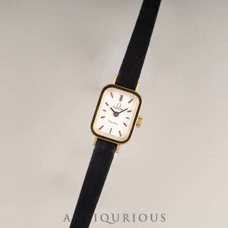 Omega Geneve 511.364 Manual Winding Caliber 480 GP Genuine Leather Strap Genuine Buckle (GP) Silver Dial Overhauled