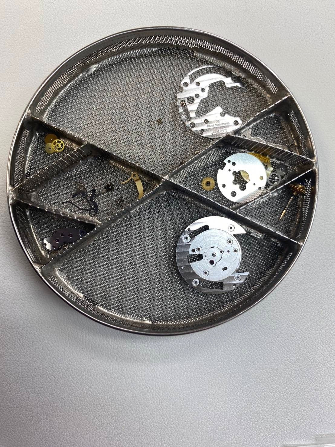 Cartier Must Tank LM 590005 Quartz Cal.90 SV925 Leather Genuine Buckle (GP) Straight Roman Dial Overhauled Newly Finished