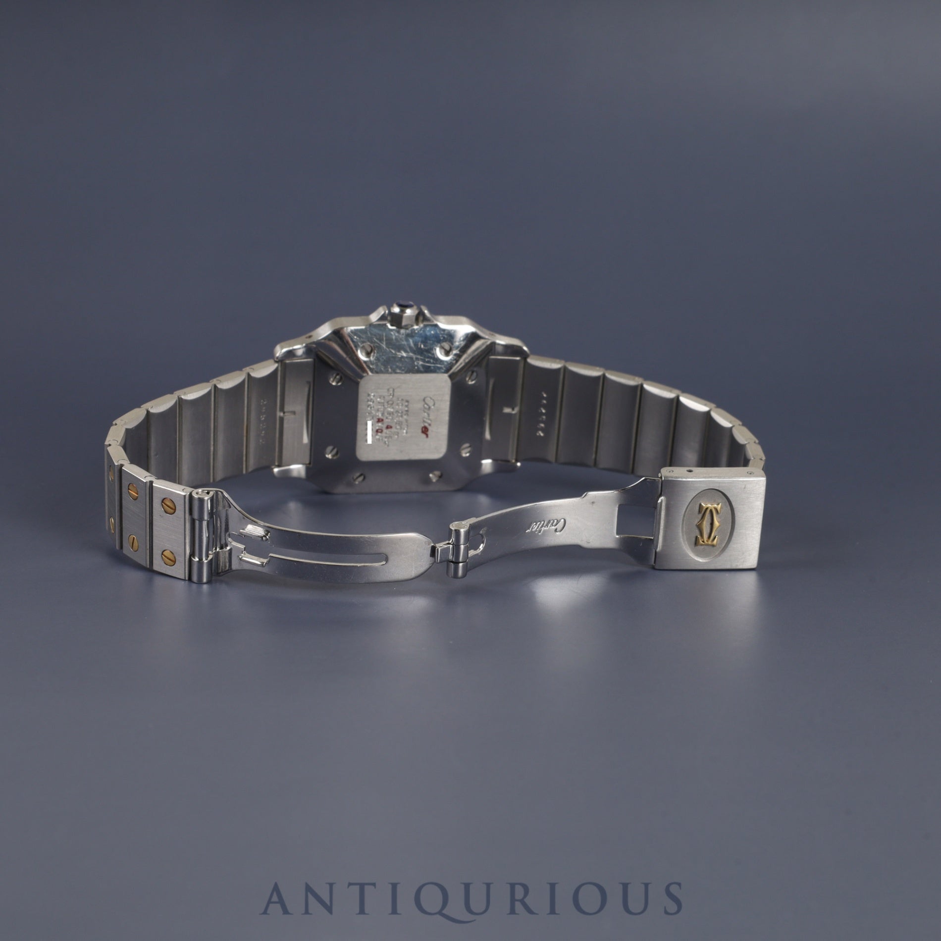 Cartier Santos Galbee LM AC23.80GR OR0.750GR 4.05GR/2961 Automatic Cal.2671 Stainless Steel/Yellow Gold White Roman Dial Overhauled