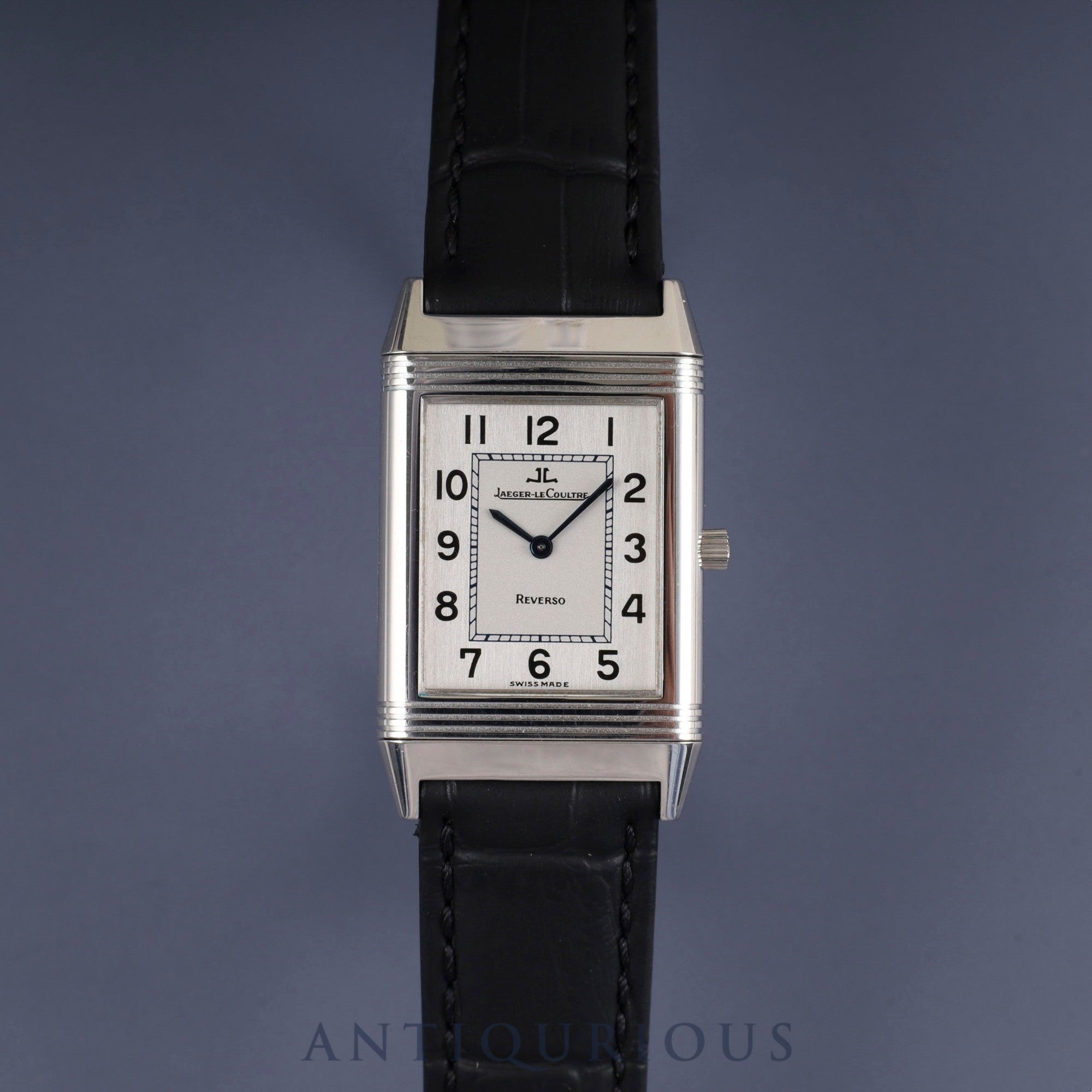 ジャガー・ルクルト レベルソ クラシック 250.8.86 手巻き Cal.846/1 SS 革 純正尾錠(SS) シルバーアラビア文字盤 オーバーホール済み