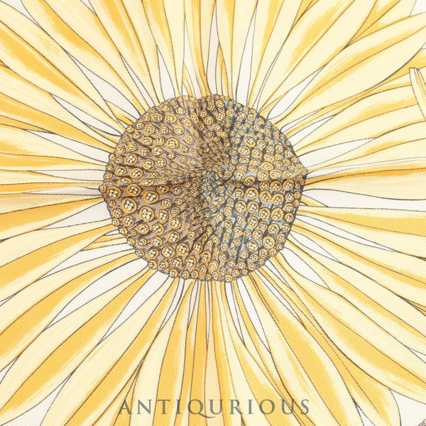 Hermes Scarf Carre 45 AMOURS Sunflower SILK 100%