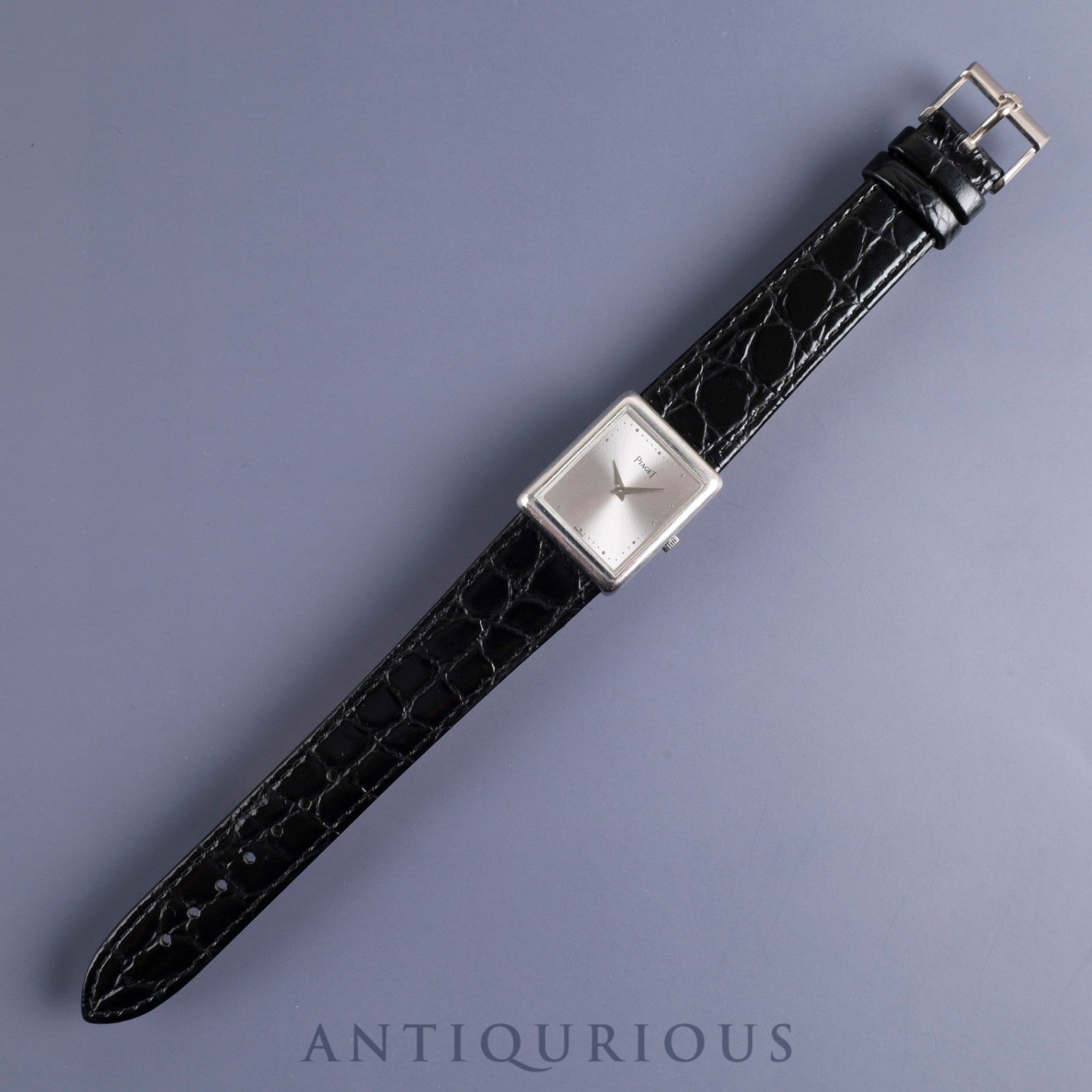 ピアジェ プロトコール 9150 手巻き Cal.9P2 750WG 革 純正尾錠(750WG) シルバー文字盤 純正替えベルト オーバーホール済み