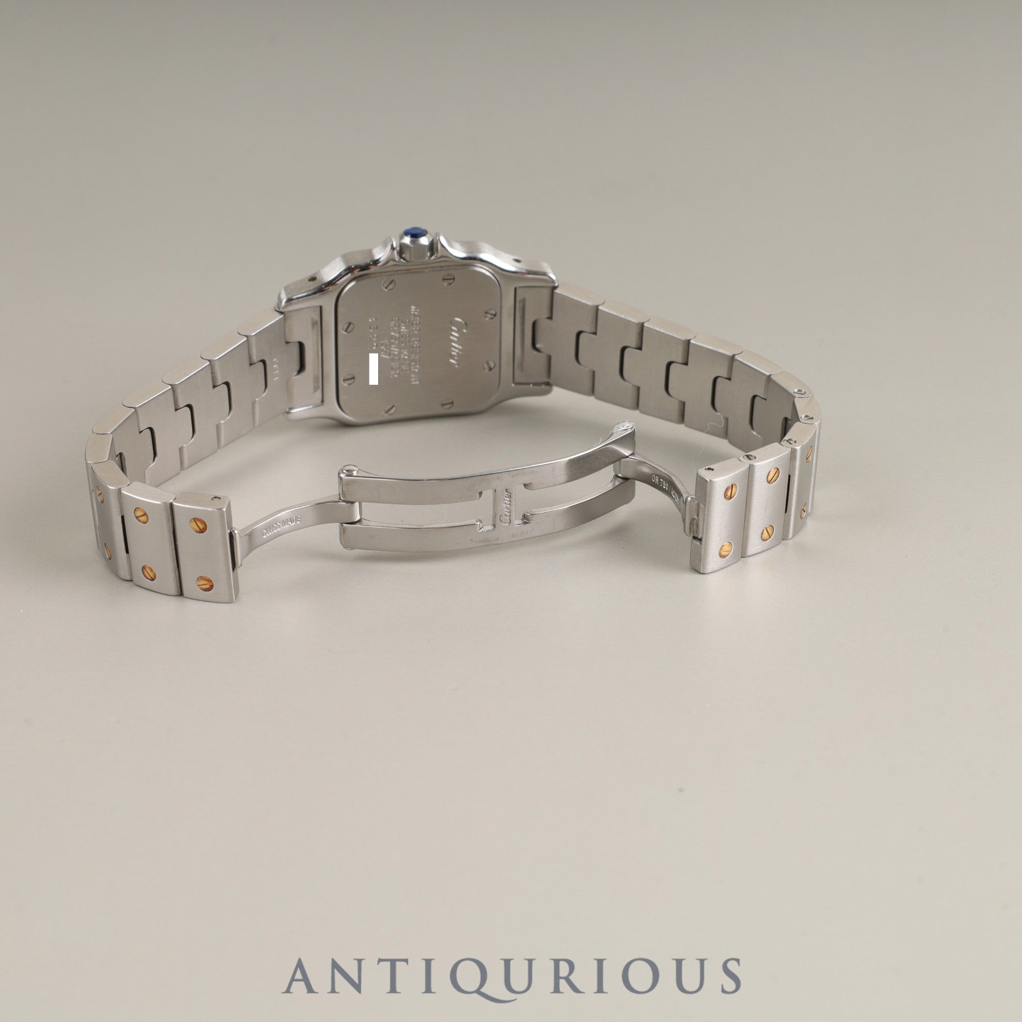 カルティエ サントス ガルベ SM W20012C4 / 1567 クォーツ Cal.157 SS/YG ホワイトローマン文字盤 オーバーホール済み