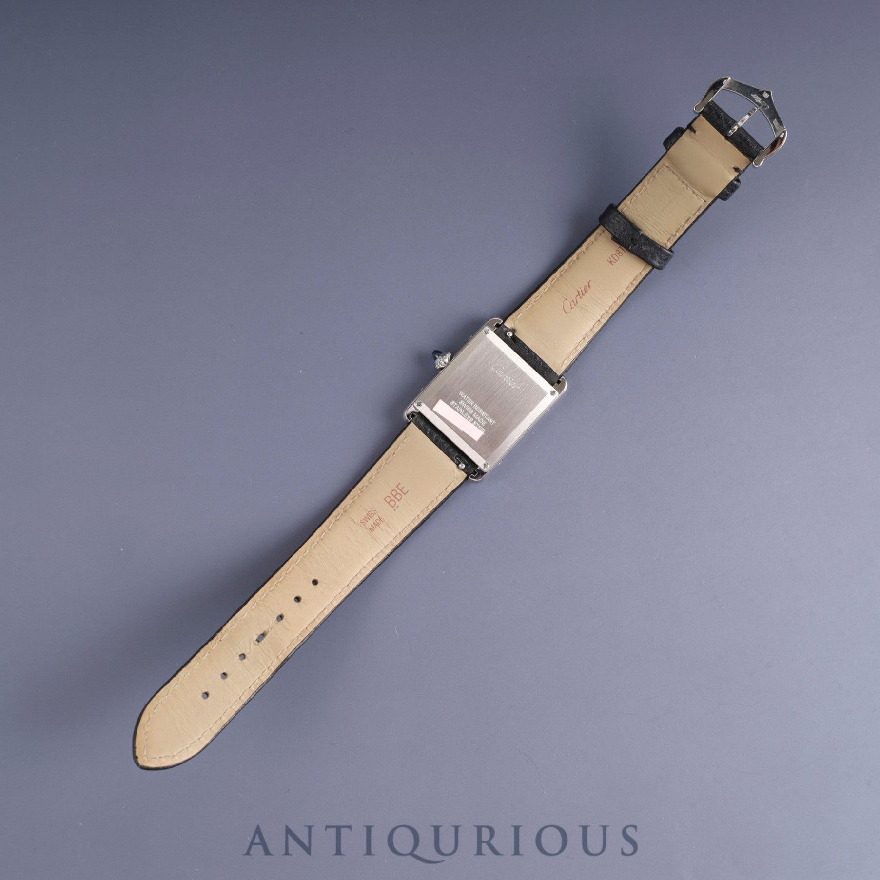 Cartier Tank Must LM WSTA0041 / 4323 Quartz Cal.157 SS Genuine leather strap Genuine buckle (SS) Silver Roman dial Box Booklet Warranty (2021) Overhauled