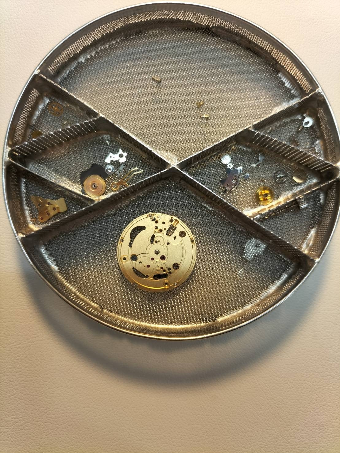 Hermes Clipper 51.03 Quartz SS/GP SS/GP White Dial Box Warranty (1993) Tag Overhauled