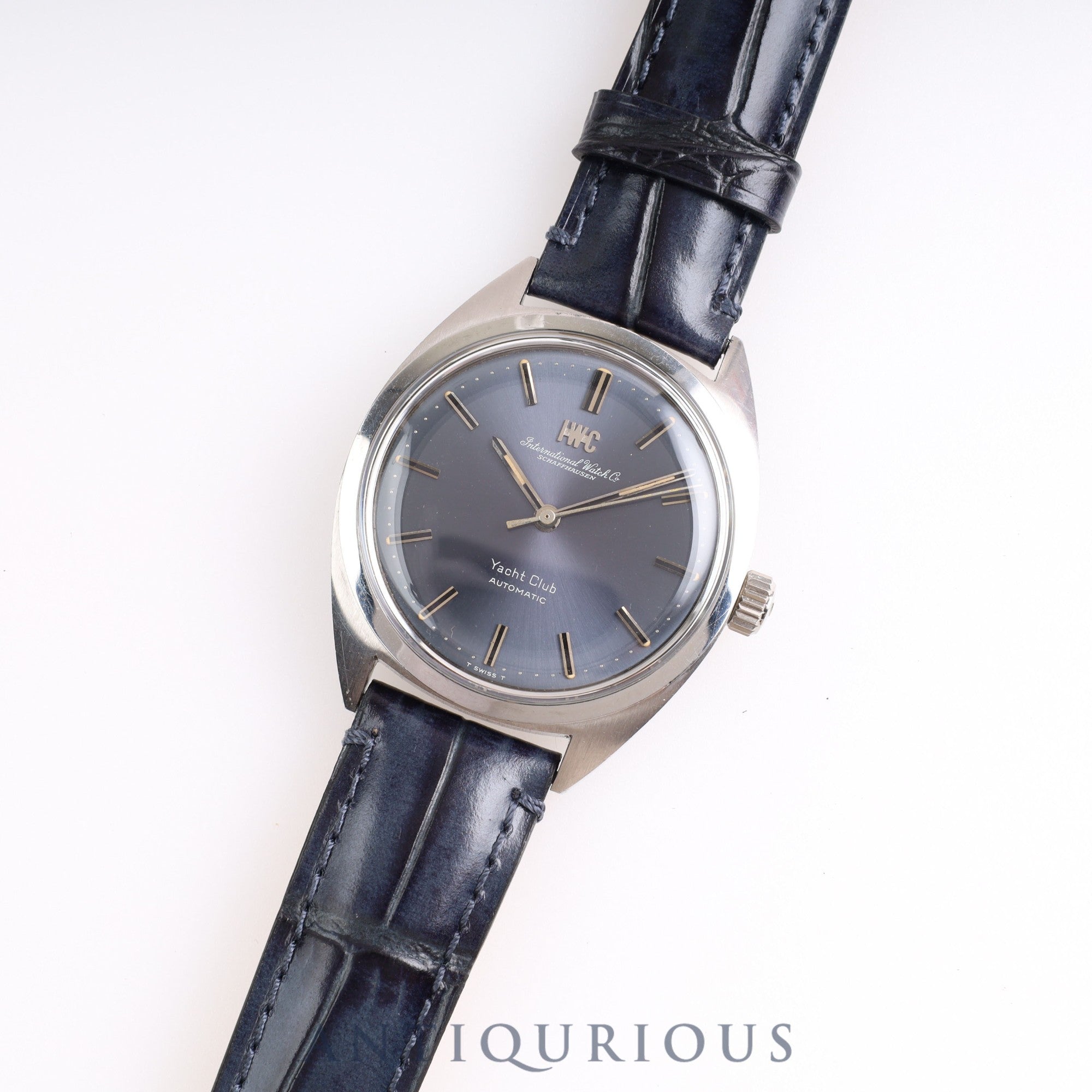 IWC Yacht Club 854B Automatic Cal.854 SS Leather Blue Dial IWC