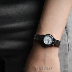 エルメス クリッパーCL4.210 クォーツ SS SS ホワイトアラビア文字盤 オーバーホール済み