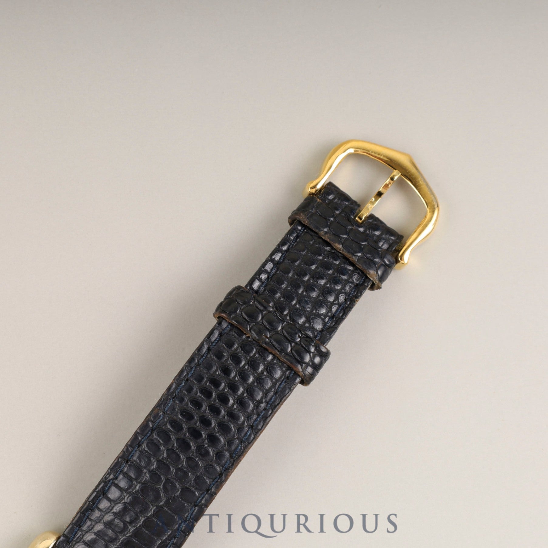 カルティエ マストタンク SM 手巻き Cal.78-1 SV925 純正革ベルト 純正尾錠(GP)ラピスラズリ文字盤 オーバーホール済み