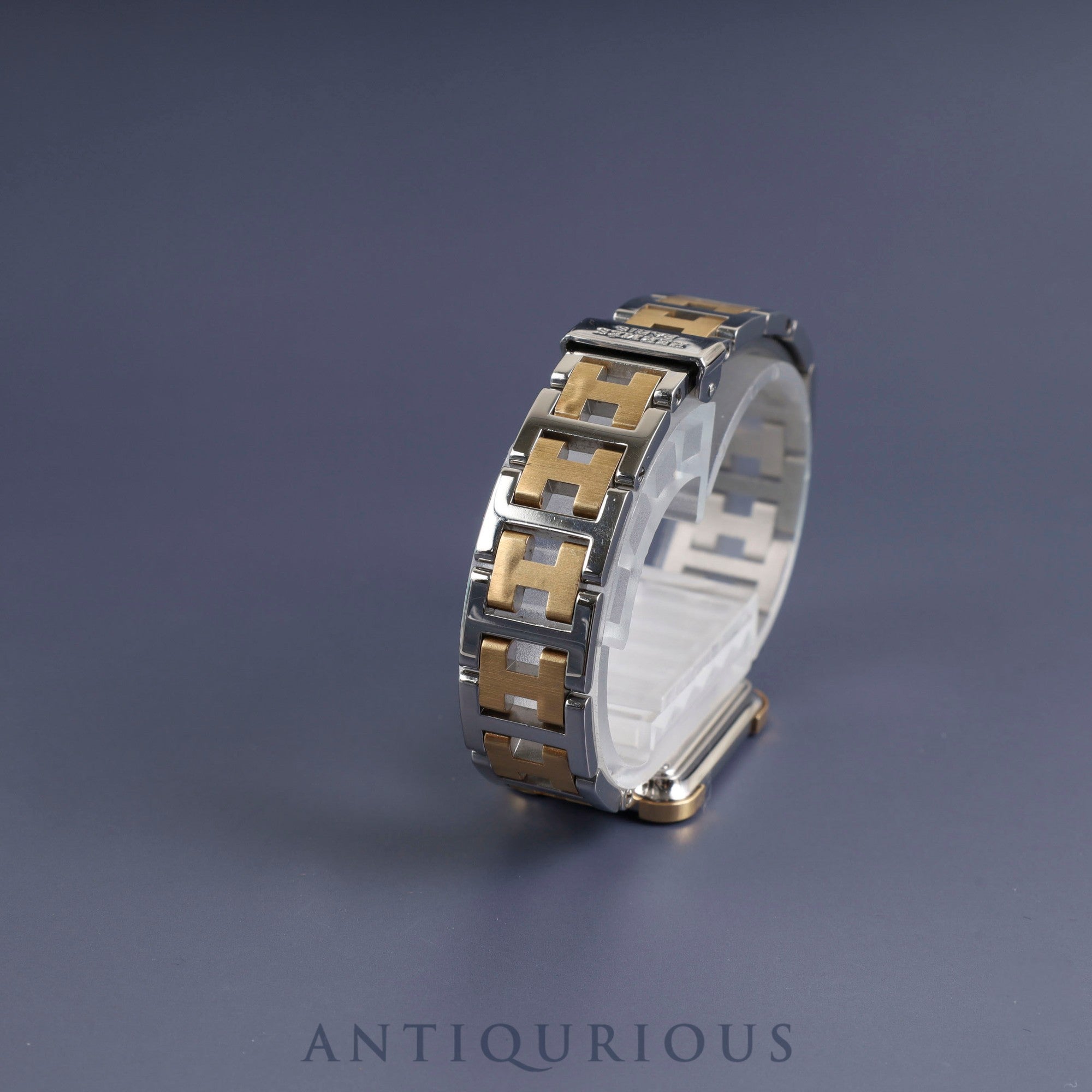 Hermes Cloajour CR1.220 Quartz Cal.976.001 SS/GP SS/GP White Dial Overhauled