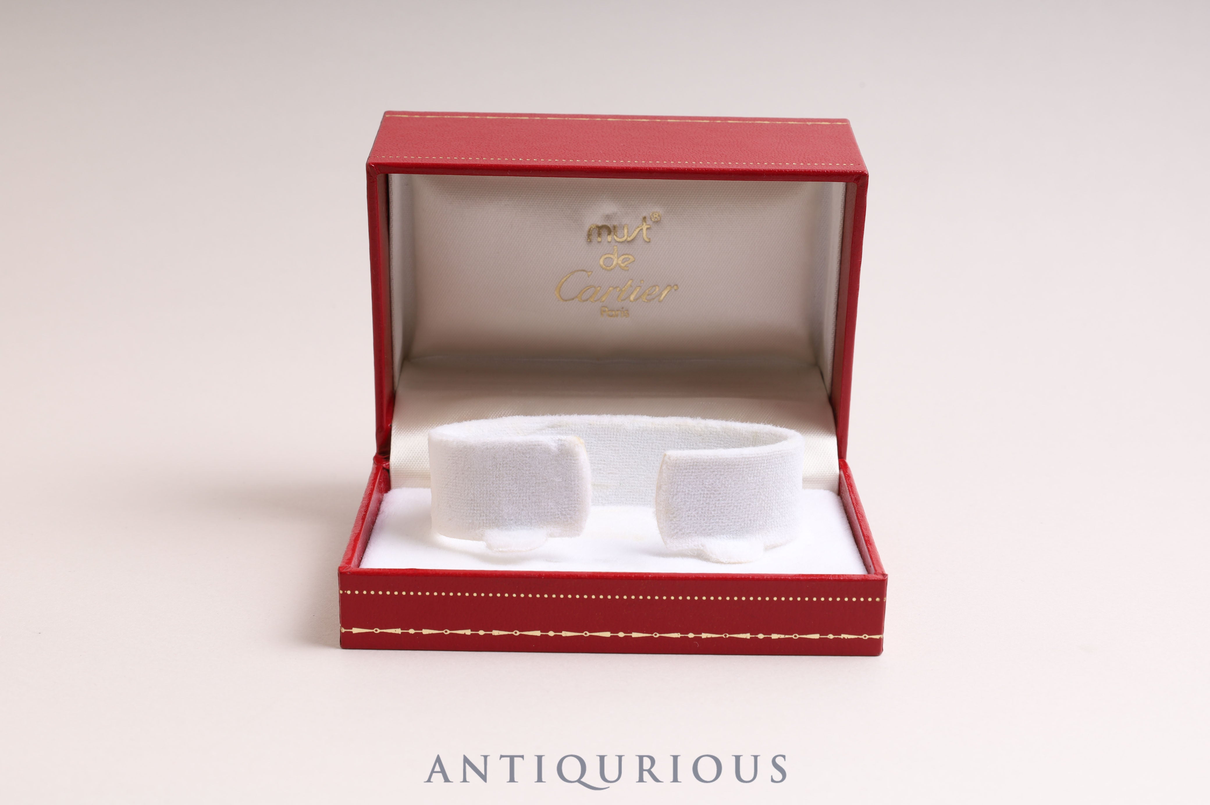 カルティエ マストタンク SM QZ ストレートローマン文字盤