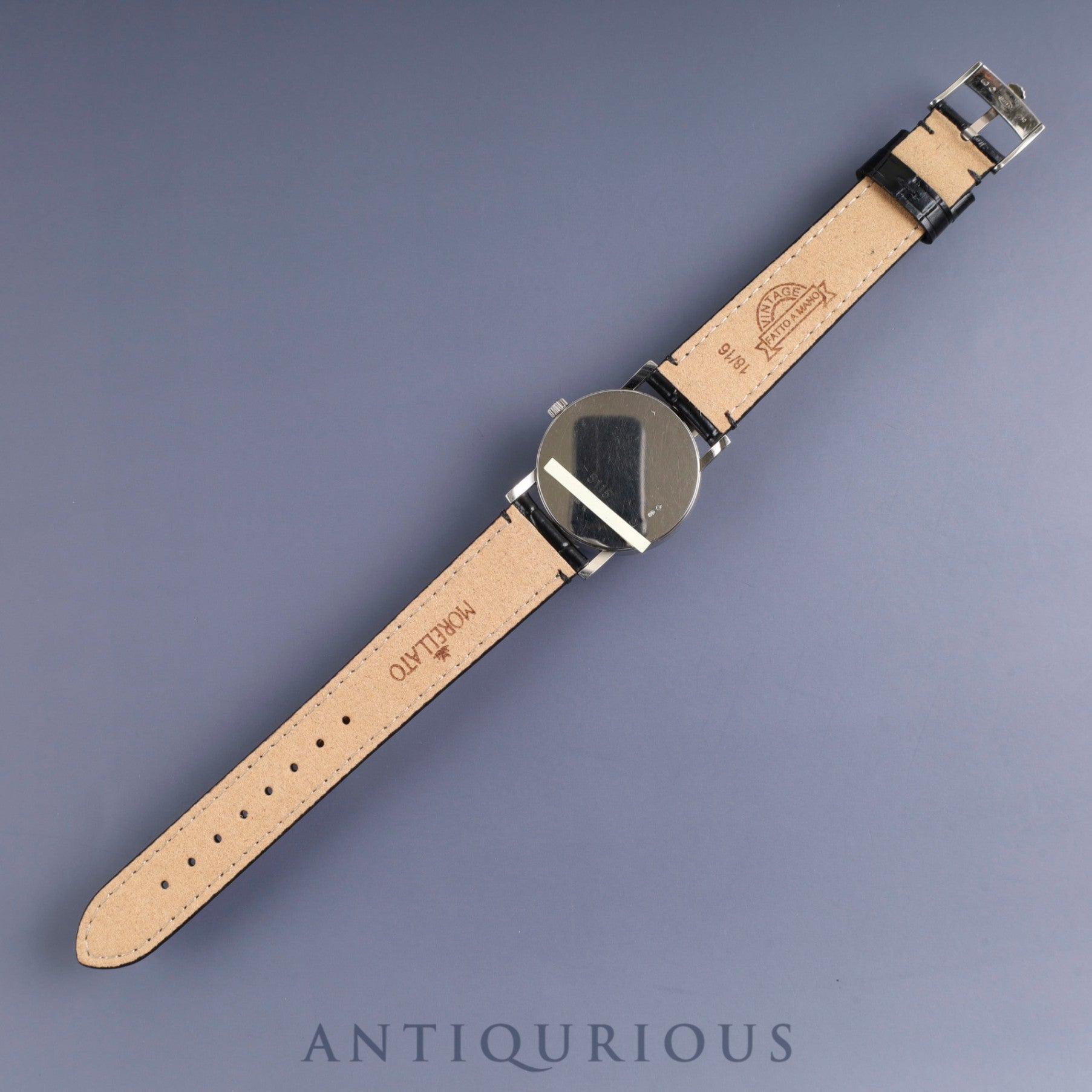 ロレックス チェリーニ 5115 手巻き Cal.1602 750 革 純正尾錠(750) 彫りコンピューター文字盤 冊子 保証書(2004年)純正ベルト オーバーホール済み