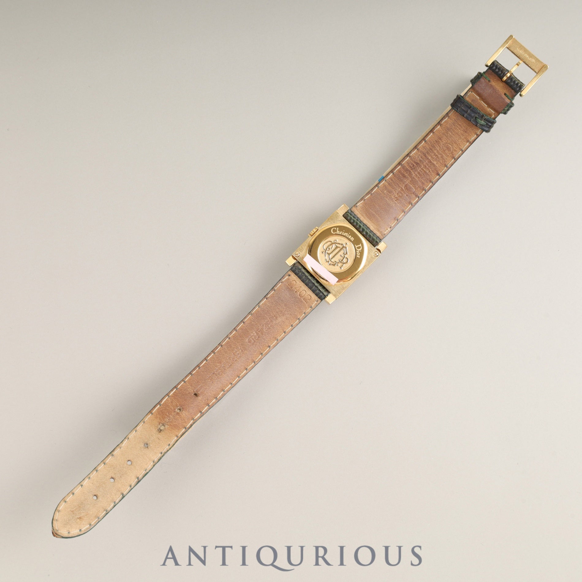 クリスチャンディオール ラ パリジェンヌ D60-159 クォーツ GP 純正革ベルト 純正尾錠(GP) ホワイト文字盤 オーバーホール済み