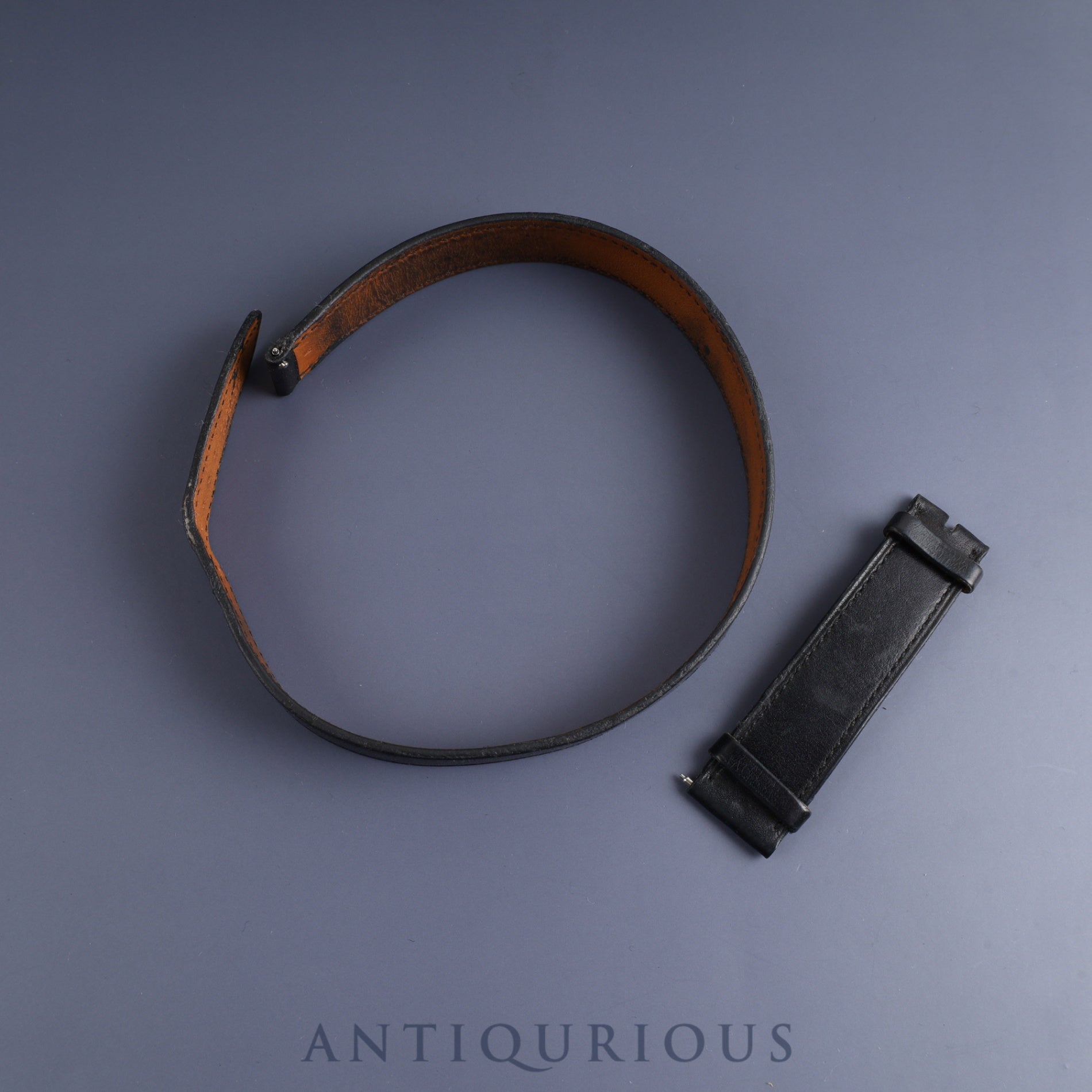 エルメス ケープコッド CC2.710 クォーツ SS 革 純正尾錠(SS) シルバーアラビア文字盤 純正替ベルト(A刻印:2017年) オーバーホール済み