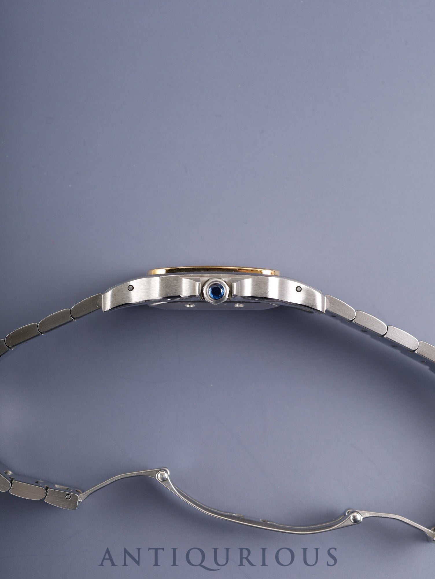 カルティエ サントス ガルベ LM W20058C4 / 2319 自動巻き SS/YG SS/YG シルバーギョーシェ文字盤 オーバーホール済み