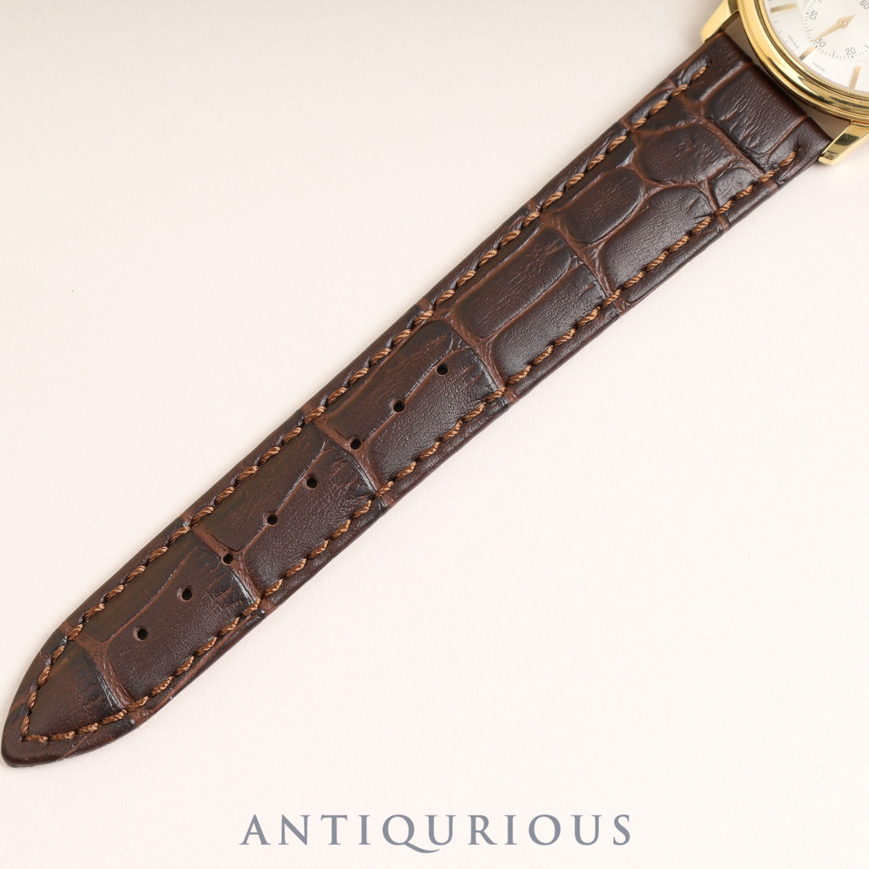 Omega De Ville Prestige 4620.31 Manual winding Cal.652 YG Leather Genuine buckle (GP) Silver dial 34mm